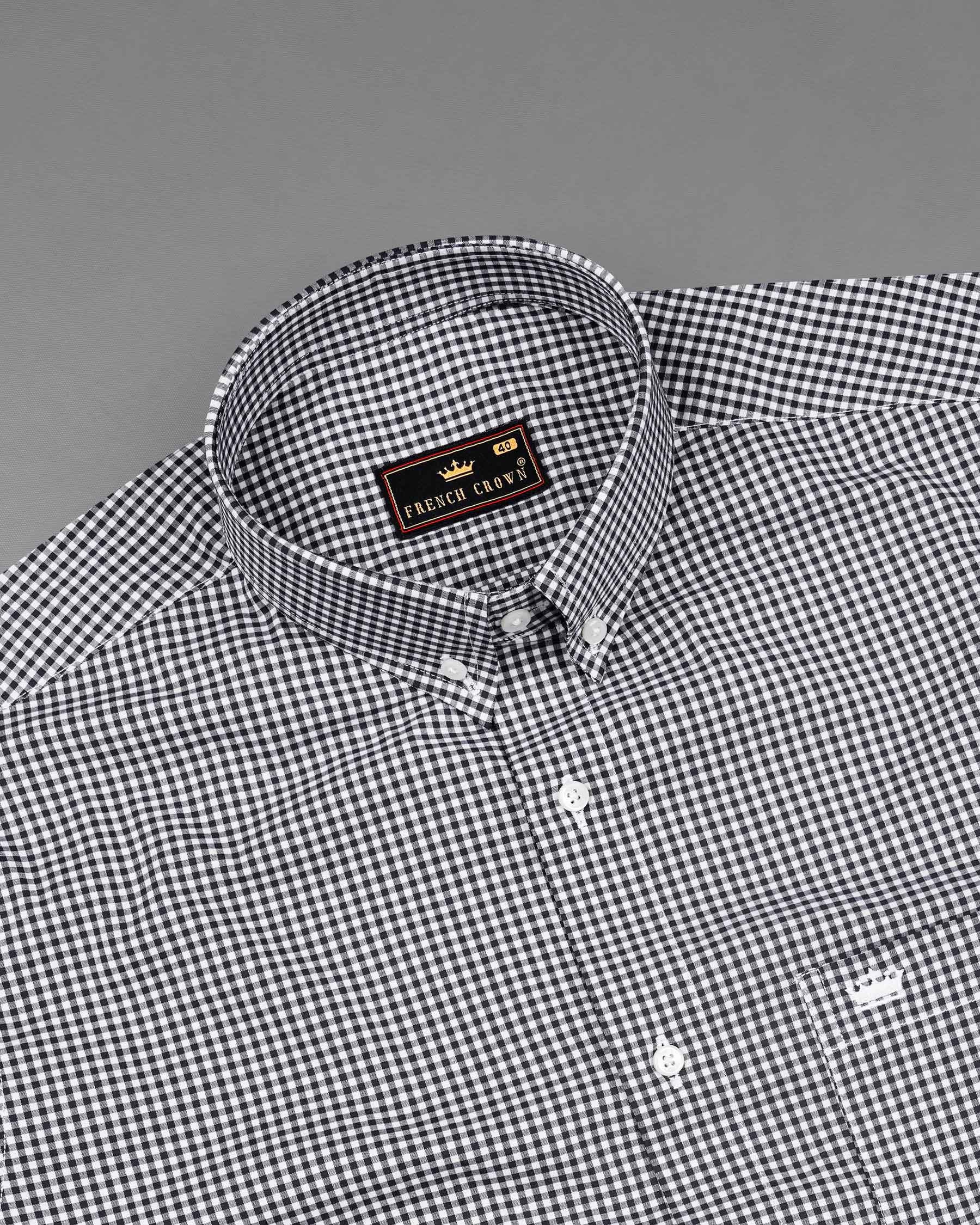 Jade Black and White Gingham Premium Cotton Shirt 7965-BD-38,7965-BD-H-38,7965-BD-39,7965-BD-H-39,7965-BD-40,7965-BD-H-40,7965-BD-42,7965-BD-H-42,7965-BD-44,7965-BD-H-44,7965-BD-46,7965-BD-H-46,7965-BD-48,7965-BD-H-48,7965-BD-50,7965-BD-H-50,7965-BD-52,7965-BD-H-52