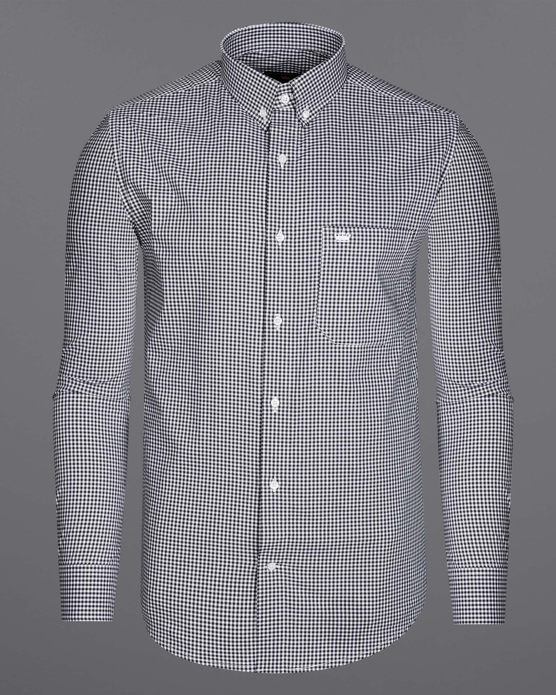 Jade Black and White Gingham Premium Cotton Shirt 7965-BD-38,7965-BD-H-38,7965-BD-39,7965-BD-H-39,7965-BD-40,7965-BD-H-40,7965-BD-42,7965-BD-H-42,7965-BD-44,7965-BD-H-44,7965-BD-46,7965-BD-H-46,7965-BD-48,7965-BD-H-48,7965-BD-50,7965-BD-H-50,7965-BD-52,7965-BD-H-52