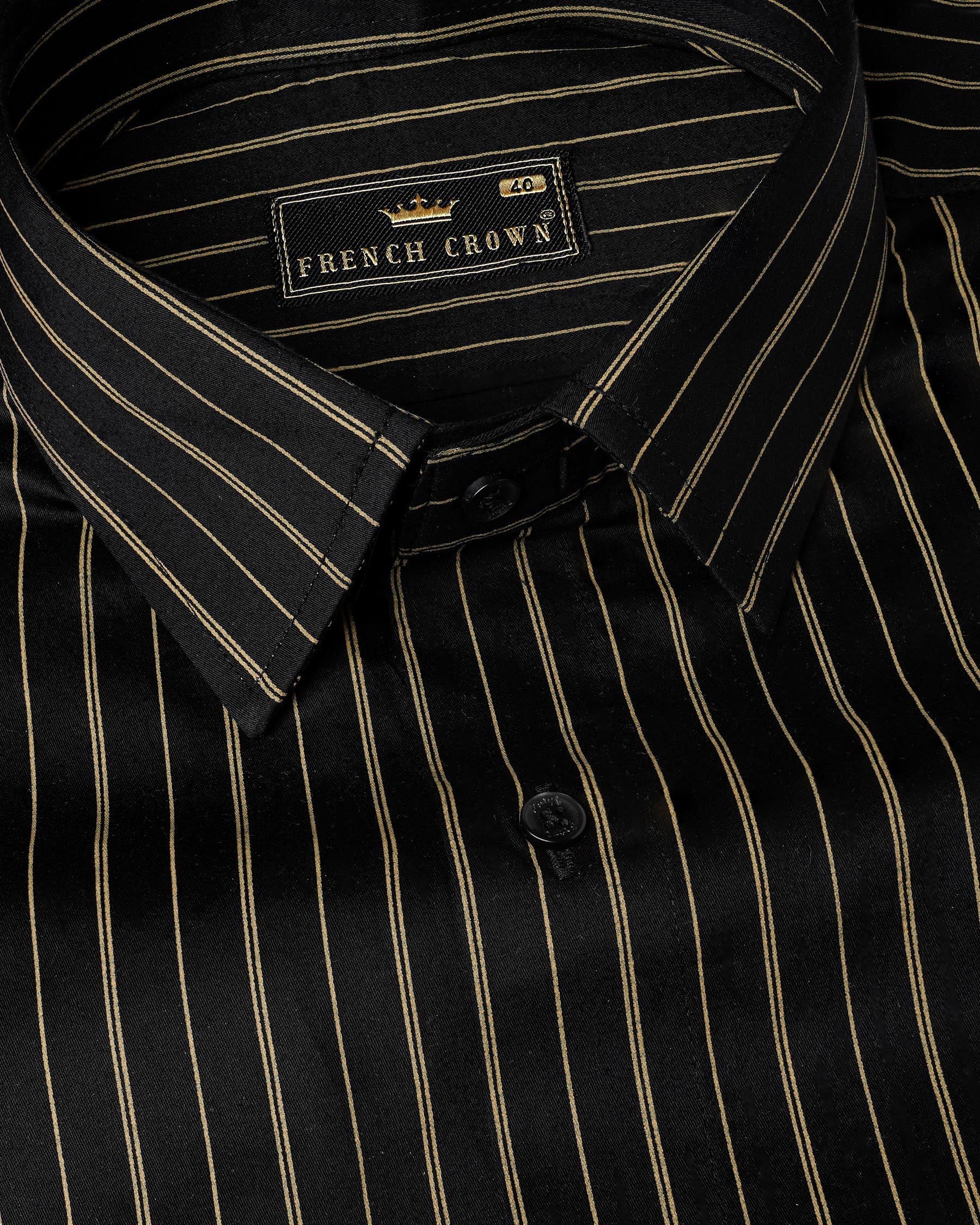 Jade Black with Apache Yellow Pin Striped Super Soft Premium Cotton Shirt 7976-BLK-38,7976-BLK-H-38,7976-BLK-39,7976-BLK-H-39,7976-BLK-40,7976-BLK-H-40,7976-BLK-42,7976-BLK-H-42,7976-BLK-44,7976-BLK-H-44,7976-BLK-46,7976-BLK-H-46,7976-BLK-48,7976-BLK-H-48,7976-BLK-50,7976-BLK-H-50,7976-BLK-52,7976-BLK-H-52