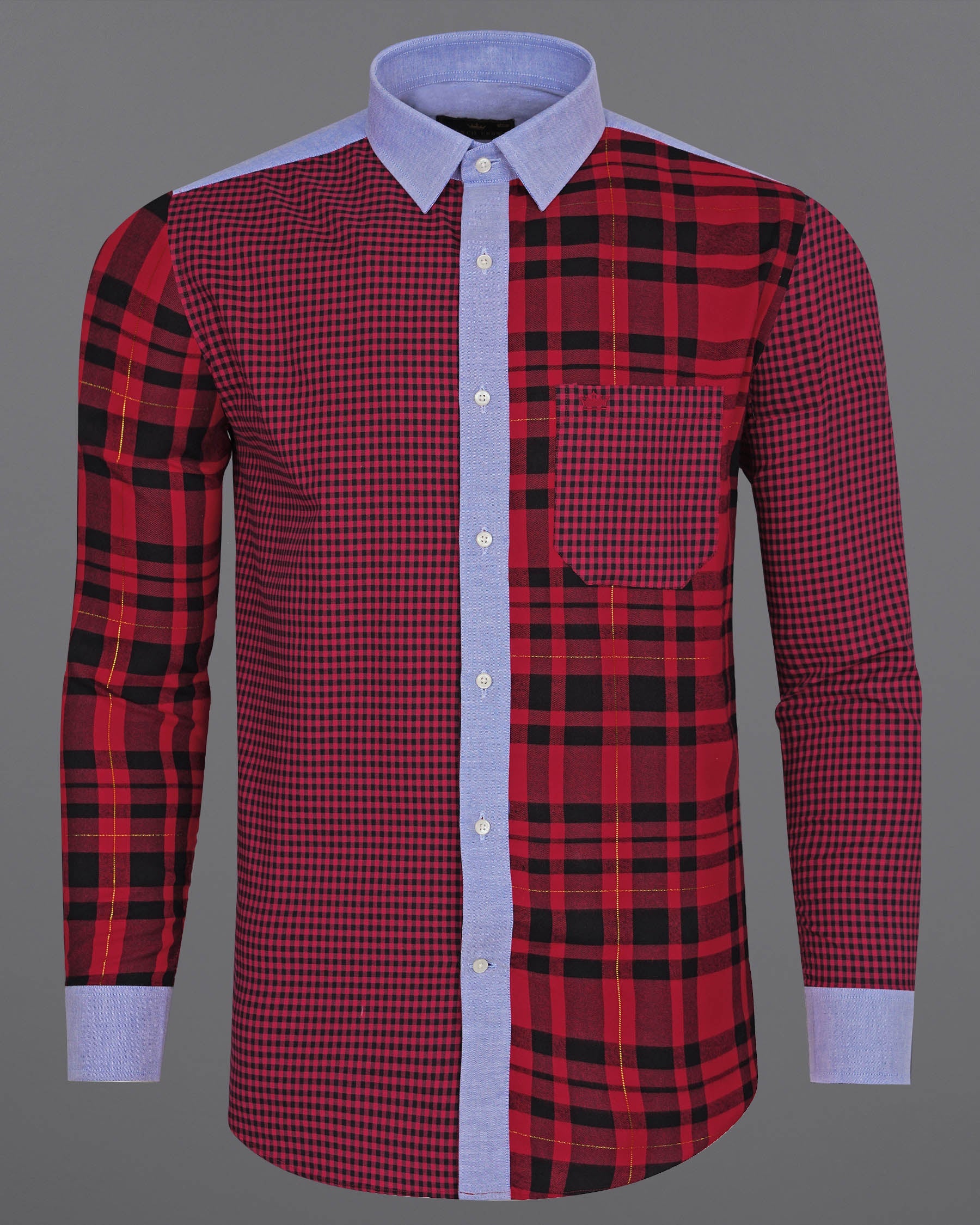 Vivid Red Twill Checkered Premium Cotton Designer Shirt 7989-P101-38,7989-P101-H-38,7989-P101-39,7989-P101-H-39,7989-P101-40,7989-P101-H-40,7989-P101-42,7989-P101-H-42,7989-P101-44,7989-P101-H-44,7989-P101-46,7989-P101-H-46,7989-P101-48,7989-P101-H-48,7989-P101-50,7989-P101-H-50,7989-P101-52,7989-P101-H-52