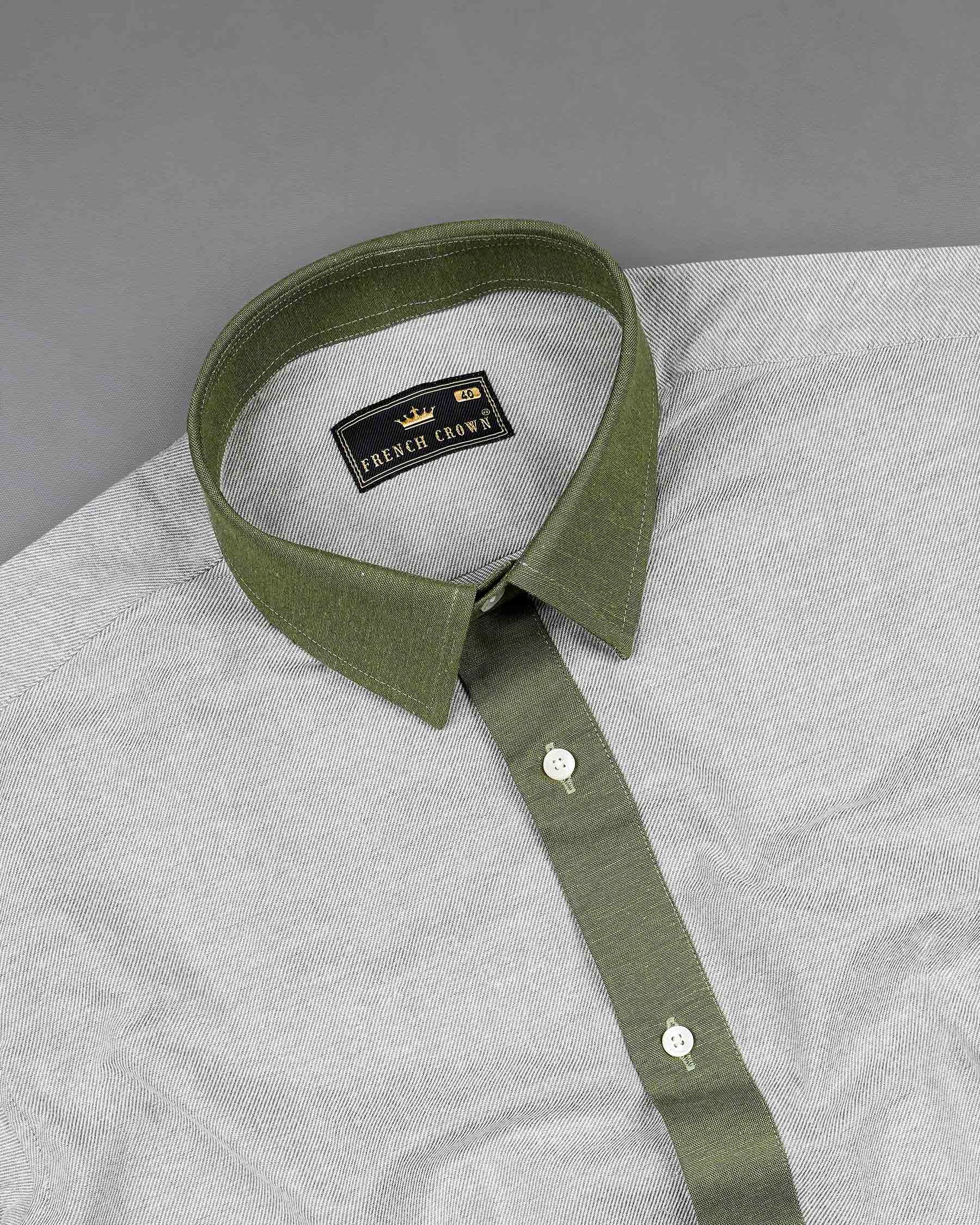 Geyser Gray and Dingley Green Flannel Premium Cotton Designer Shirt 7990-P169-38,7990-P169-H-38,7990-P169-39,7990-P169-H-39,7990-P169-40,7990-P169-H-40,7990-P169-42,7990-P169-H-42,7990-P169-44,7990-P169-H-44,7990-P169-46,7990-P169-H-46,7990-P169-48,7990-P169-H-48,7990-P169-50,7990-P169-H-50,7990-P169-52,7990-P169-H-52