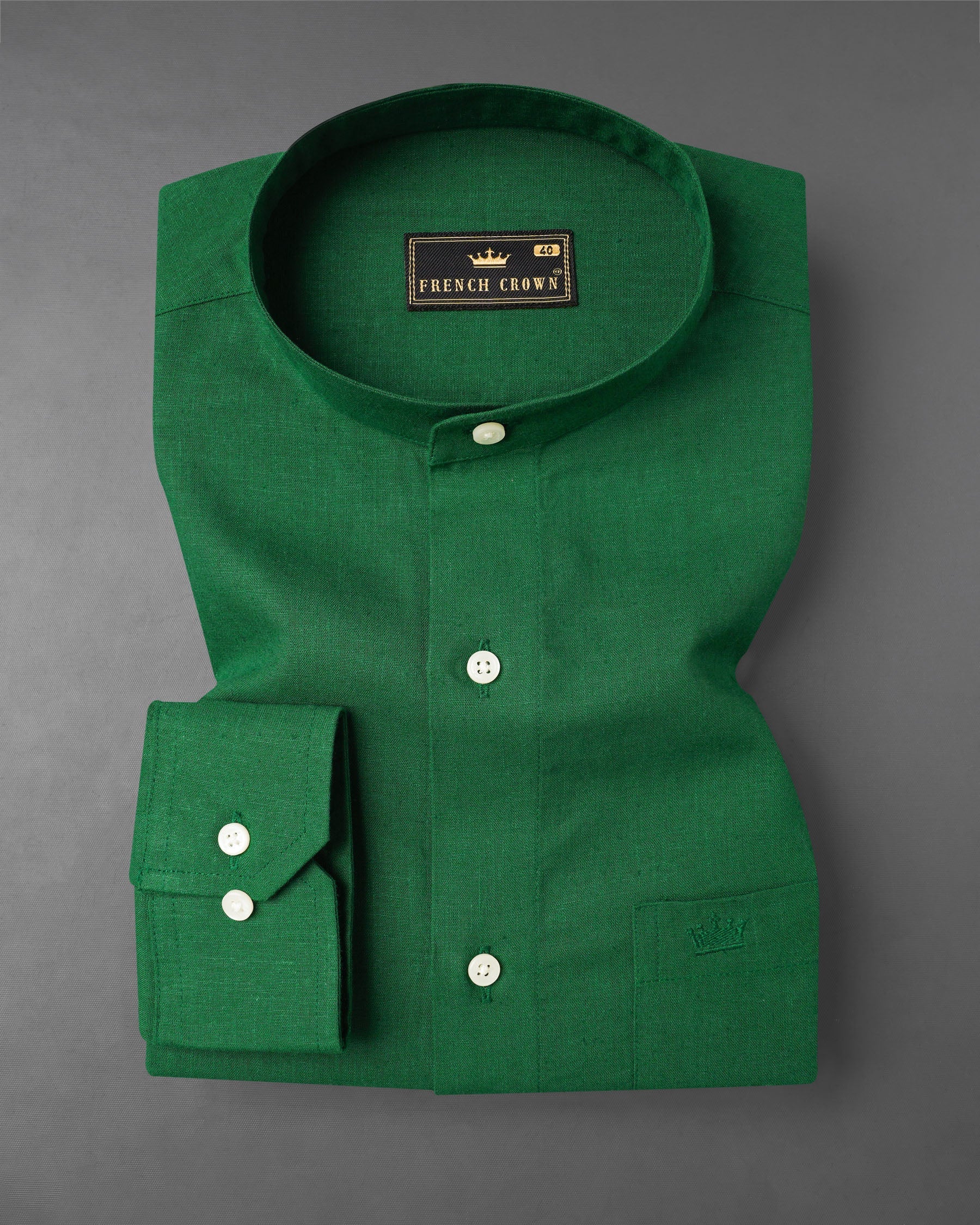 Crusoe Green Luxurious Linen Shirt 7991-M-38,7991-M-H-38,7991-M-39,7991-M-H-39,7991-M-40,7991-M-H-40,7991-M-42,7991-M-H-42,7991-M-44,7991-M-H-44,7991-M-46,7991-M-H-46,7991-M-48,7991-M-H-48,7991-M-50,7991-M-H-50,7991-M-52,7991-M-H-52