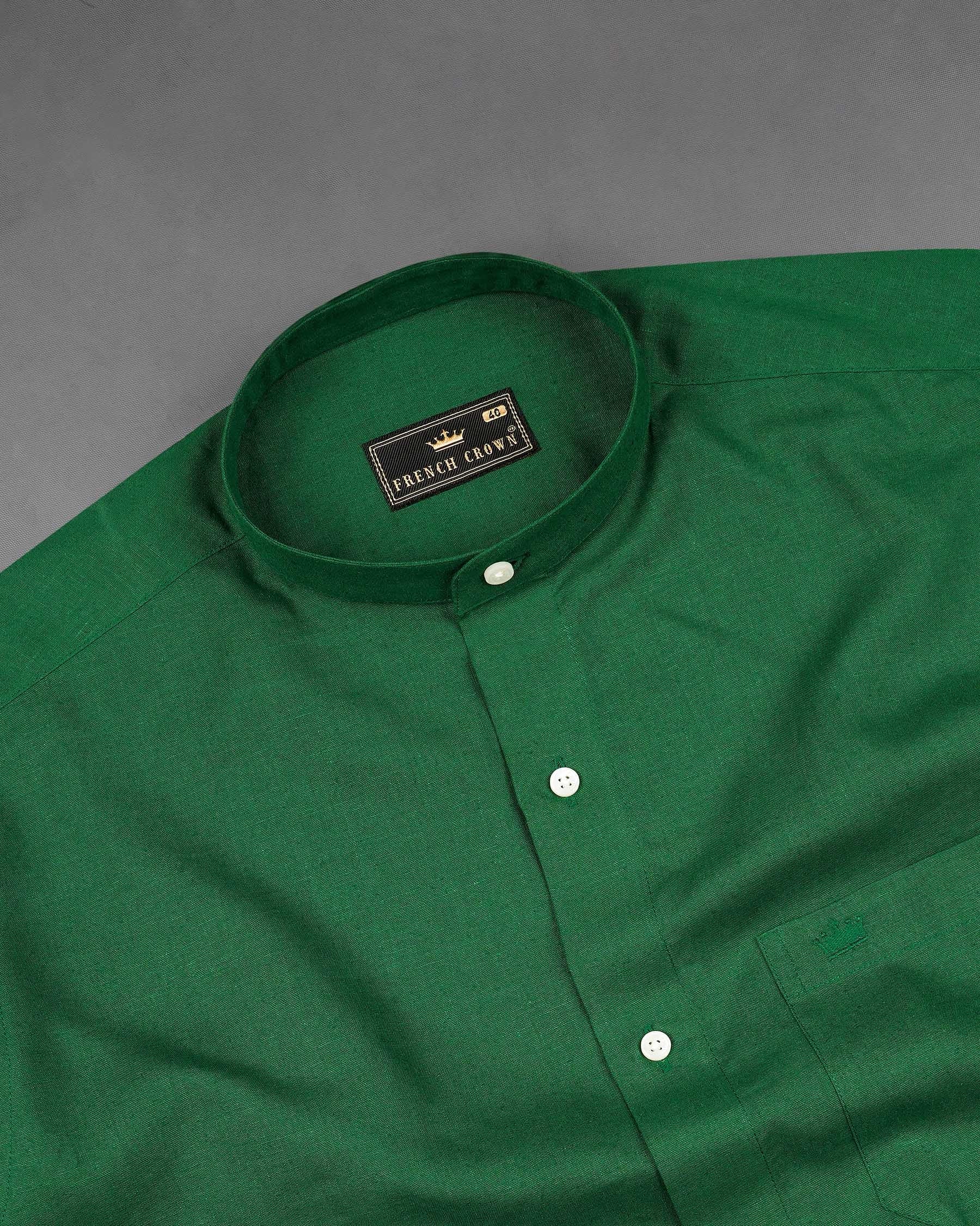 Crusoe Green Luxurious Linen Shirt 7991-M-38,7991-M-H-38,7991-M-39,7991-M-H-39,7991-M-40,7991-M-H-40,7991-M-42,7991-M-H-42,7991-M-44,7991-M-H-44,7991-M-46,7991-M-H-46,7991-M-48,7991-M-H-48,7991-M-50,7991-M-H-50,7991-M-52,7991-M-H-52