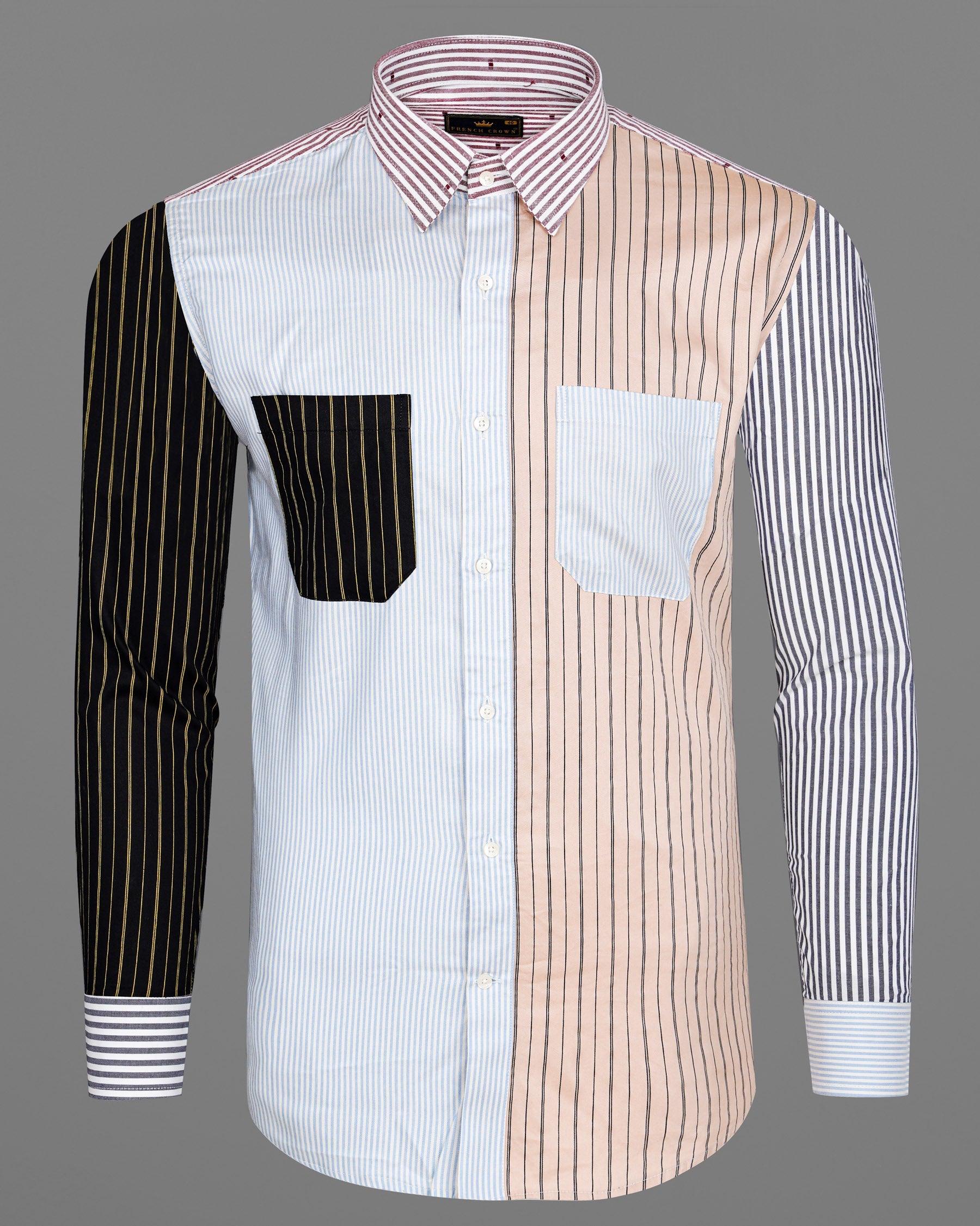 Jet Stream Blue and Tacao Brown Striped Super Soft Premium Cotton Designer Shirt 7993-P64-38,7993-P64-H-38,7993-P64-39,7993-P64-H-39,7993-P64-40,7993-P64-H-40,7993-P64-42,7993-P64-H-42,7993-P64-44,7993-P64-H-44,7993-P64-46,7993-P64-H-46,7993-P64-48,7993-P64-H-48,7993-P64-50,7993-P64-H-50,7993-P64-52,7993-P64-H-52