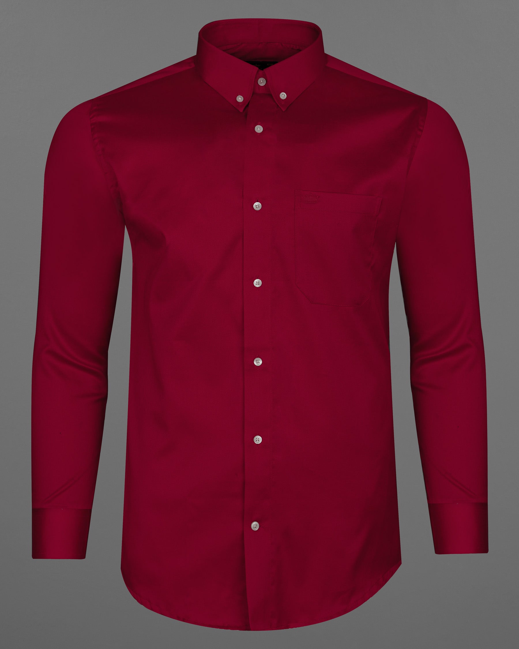 Bordeaux Red Super Soft Premium Cotton Shirt