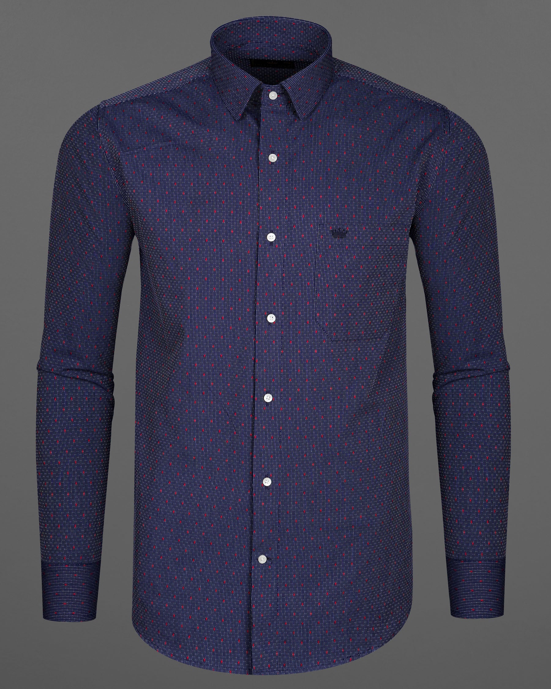 Port Gore Blue and Cadmium Red Dobby Textured Premium Giza Cotton Shirt 8003-38,8003-H-38,8003-39,8003-H-39,8003-40,8003-H-40,8003-42,8003-H-42,8003-44,8003-H-44,8003-46,8003-H-46,8003-48,8003-H-48,8003-50,8003-H-50,8003-52,8003-H-52