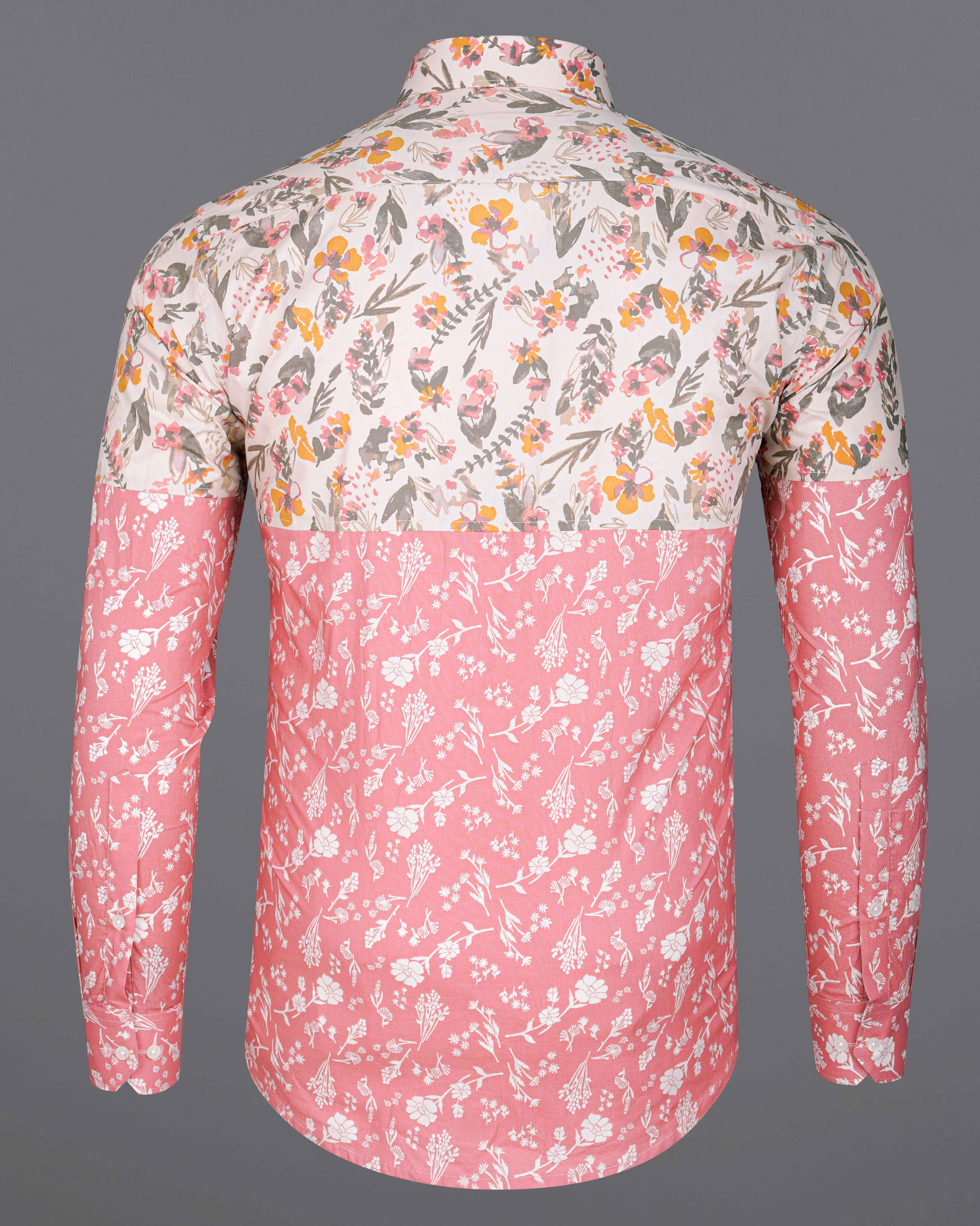 Ruddy Pink and Bizarre Cream Floral Printed Premium Cotton Designer Shirt 8033-P146-38,8033-P146-38,8033-P146-39,8033-P146-39,8033-P146-40,8033-P146-40,8033-P146-42,8033-P146-42,8033-P146-44,8033-P146-44,8033-P146-46,8033-P146-46,8033-P146-48,8033-P146-48,8033-P146-50,8033-P146-50,8033-P146-52,8033-P146-52