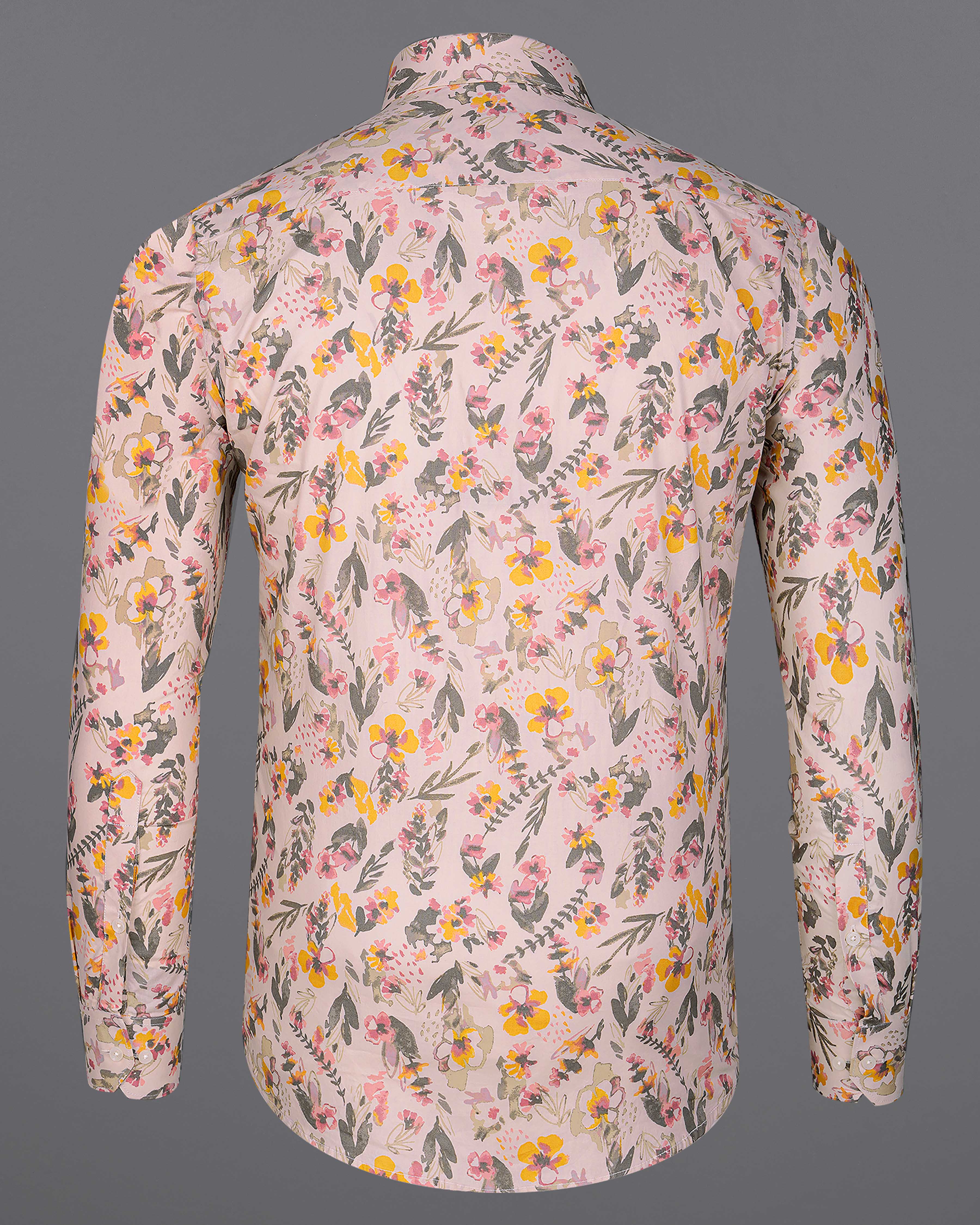 Bizarre Cream and Ruddy Pink Floral Printed Premium Cotton Shirt 8038-38,8038-38,8038-39,8038-39,8038-40,8038-40,8038-42,8038-42,8038-44,8038-44,8038-46,8038-46,8038-48,8038-48,8038-50,8038-50,8038-52,8038-52