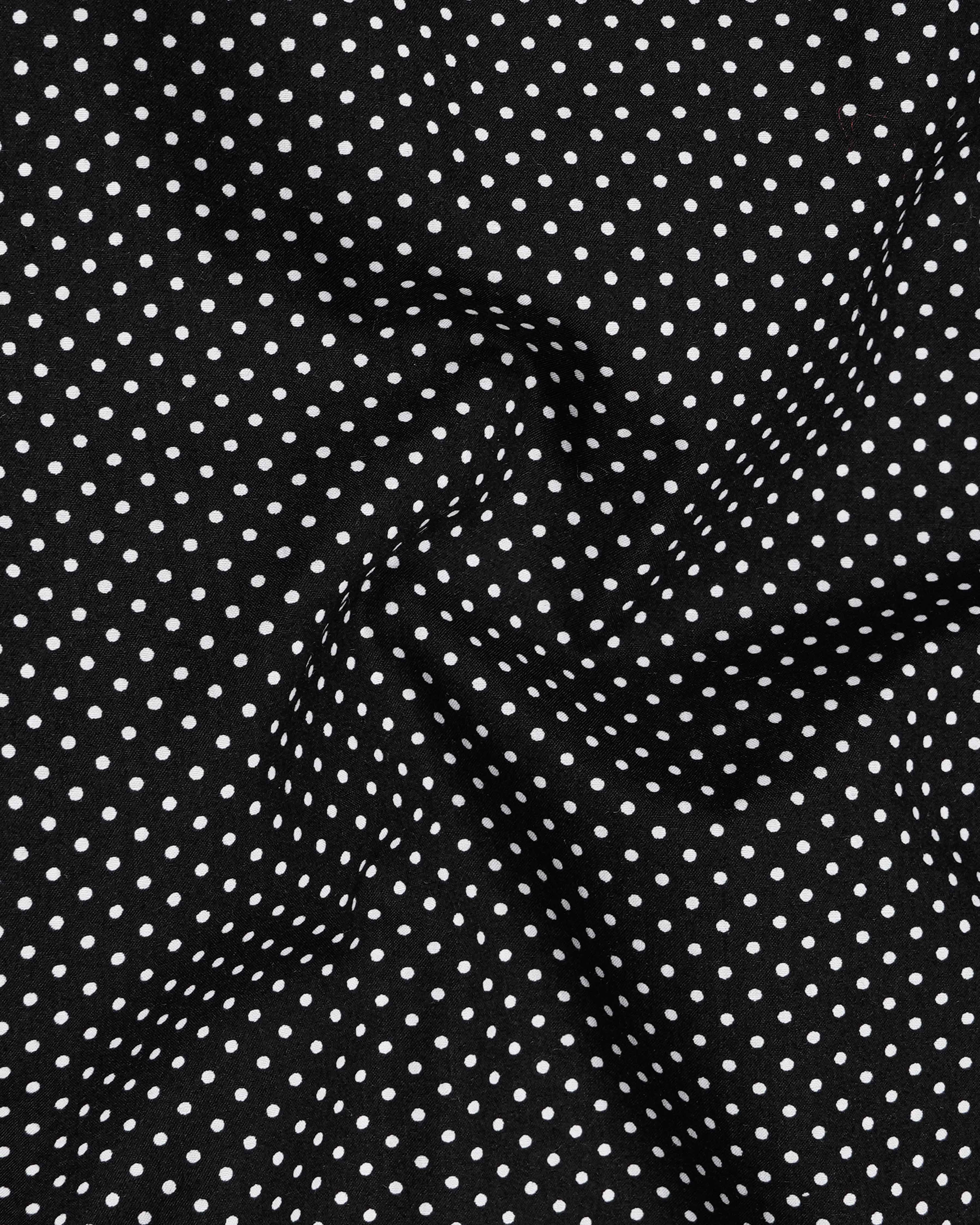 Jade Black and White Polka Premium Cotton Shirt 8049-BLK-38,8049-BLK-38,8049-BLK-39,8049-BLK-39,8049-BLK-40,8049-BLK-40,8049-BLK-42,8049-BLK-42,8049-BLK-44,8049-BLK-44,8049-BLK-46,8049-BLK-46,8049-BLK-48,8049-BLK-48,8049-BLK-50,8049-BLK-50,8049-BLK-52,8049-BLK-52