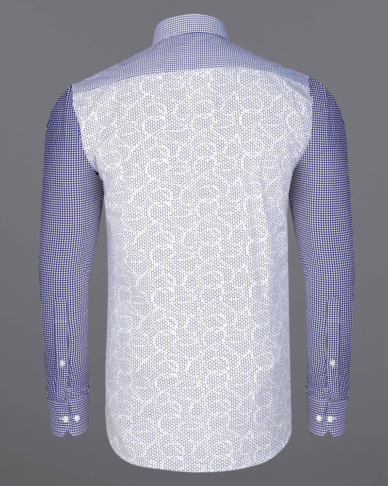 Meteorite Blue and White Premium Cotton Designer Block Shirt 8050-P112-38,8050-P112-38,8050-P112-39,8050-P112-39,8050-P112-40,8050-P112-40,8050-P112-42,8050-P112-42,8050-P112-44,8050-P112-44,8050-P112-46,8050-P112-46,8050-P112-48,8050-P112-48,8050-P112-50,8050-P112-50,8050-P112-52,8050-P112-52