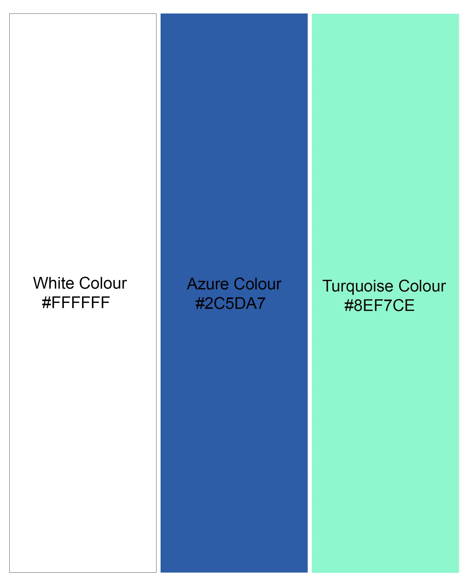 Bright White with Azure Blue and Turquoise Green Checkered Premium Cotton Shirt 8130-CA-38, 8130-CA-H-38, 8130-CA-39, 8130-CA-H-39, 8130-CA-40, 8130-CA-H-40, 8130-CA-42, 8130-CA-H-42, 8130-CA-44, 8130-CA-H-44, 8130-CA-46, 8130-CA-H-46, 8130-CA-48, 8130-CA-H-48, 8130-CA-50, 8130-CA-H-50, 8130-CA-52, 8130-CA-H-52