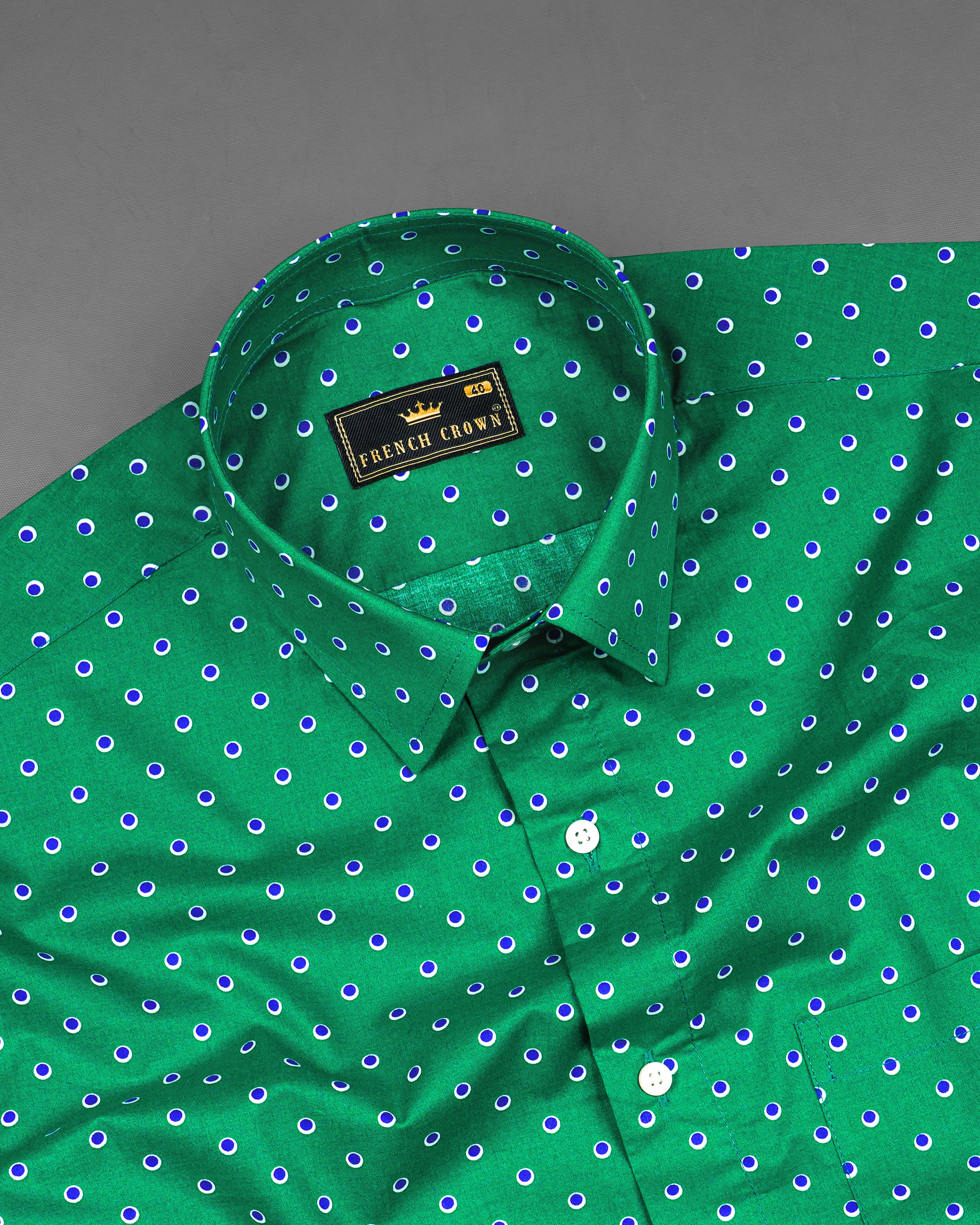 Eucalyptus Green Evil Eye Printed Premium Cotton Shirt 8131-38, 8131-H-38, 8131-39, 8131-H-39, 8131-40, 8131-H-40, 8131-42, 8131-H-42, 8131-44, 8131-H-44, 8131-46, 8131-H-46, 8131-48, 8131-H-48, 8131-50, 8131-H-50, 8131-52, 8131-H-52