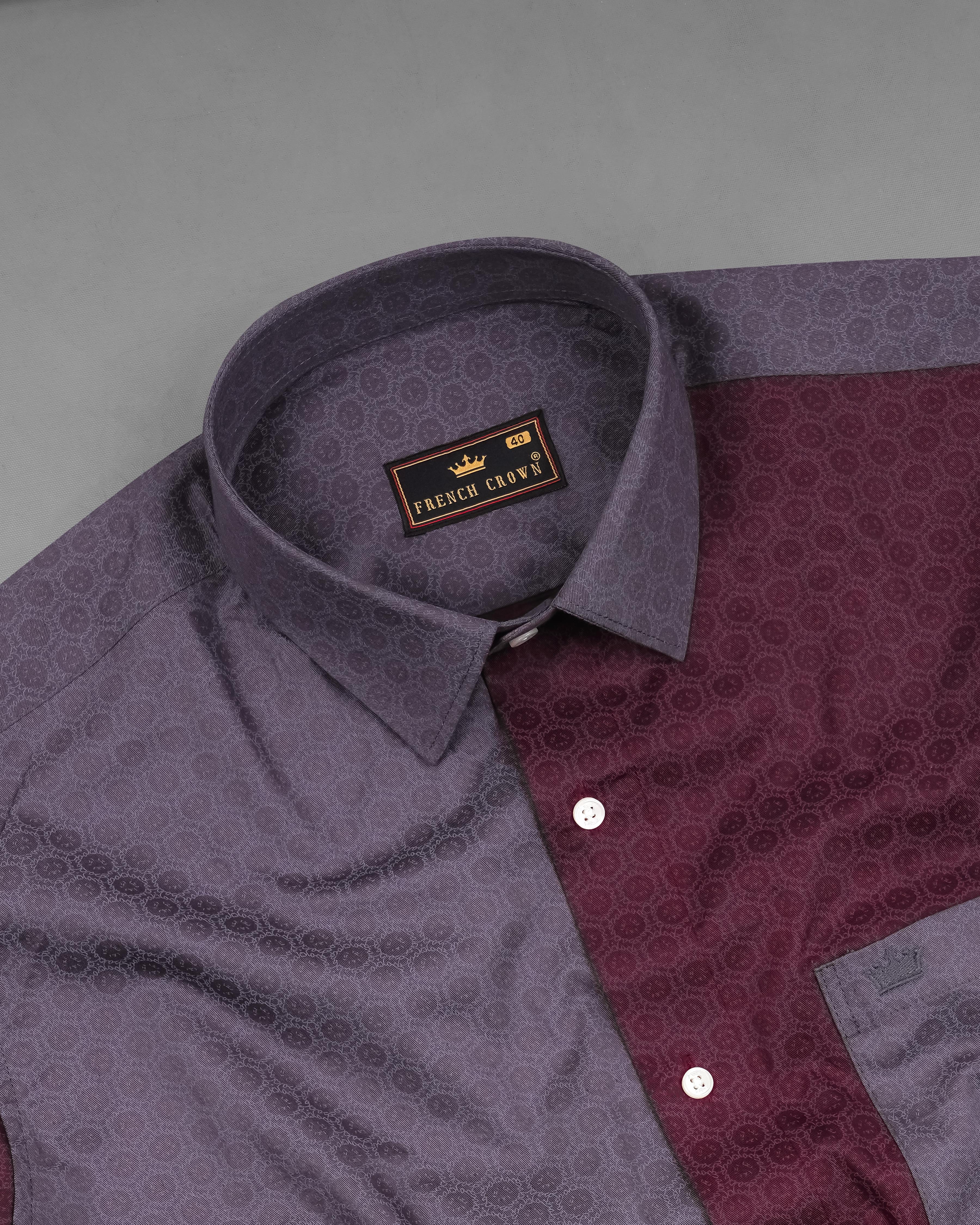 Barossa Wine with Gravel Gray Twill Premium Cotton Designer Shirt 8199-P197 -38,8199-P197 -H-38,8199-P197 -39,8199-P197 -H-39,8199-P197 -40,8199-P197 -H-40,8199-P197 -42,8199-P197 -H-42,8199-P197 -44,8199-P197 -H-44,8199-P197 -46,8199-P197 -H-46,8199-P197 -48,8199-P197 -H-48,8199-P197 -50,8199-P197 -H-50,8199-P197 -52,8199-P197 -H-52