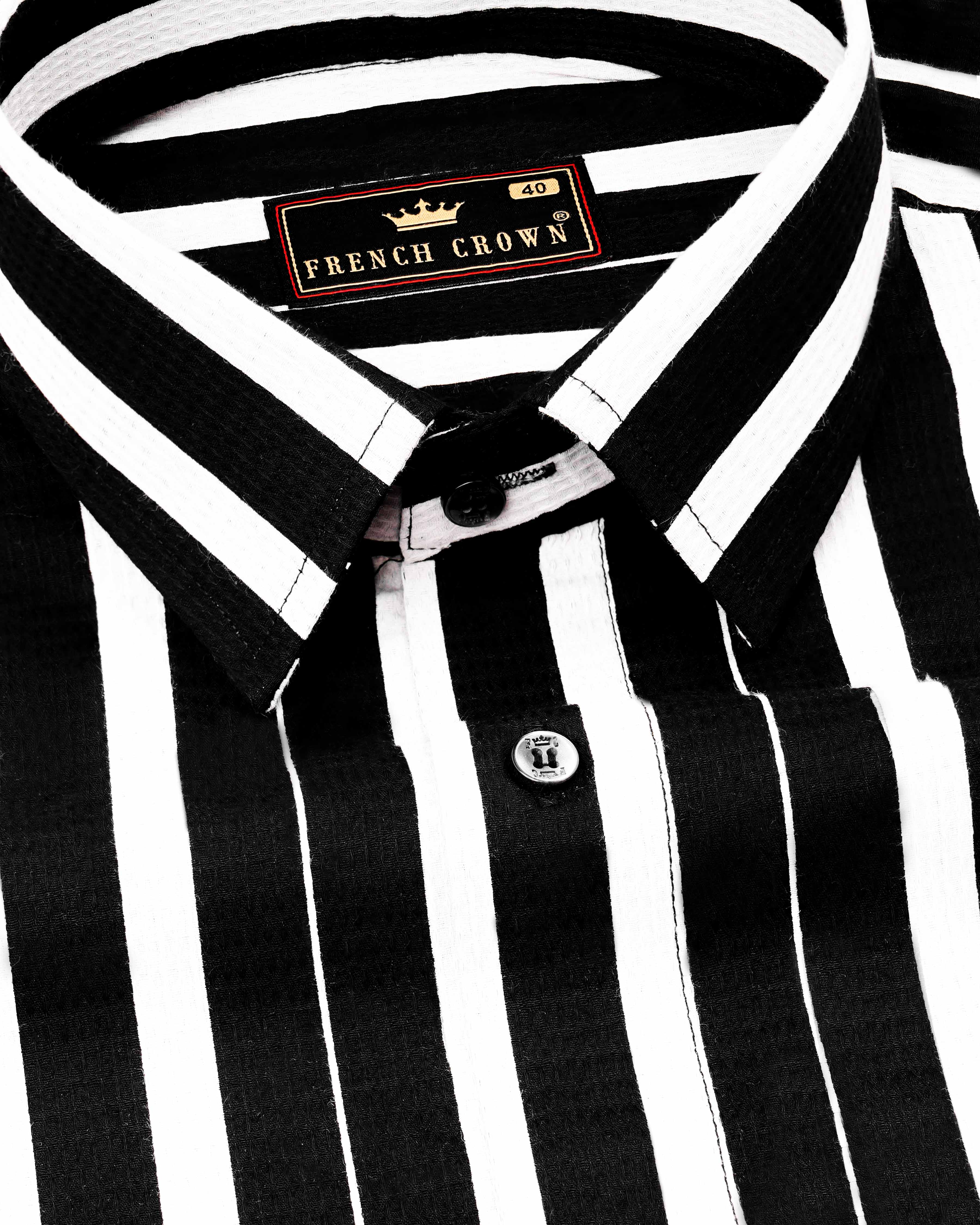 Jade Black and White Striped Dobby Textured Premium Giza Cotton Shirt 8211-BLK -38,8211-BLK -H-38,8211-BLK -39,8211-BLK -H-39,8211-BLK -40,8211-BLK -H-40,8211-BLK -42,8211-BLK -H-42,8211-BLK -44,8211-BLK -H-44,8211-BLK -46,8211-BLK -H-46,8211-BLK -48,8211-BLK -H-48,8211-BLK -50,8211-BLK -H-50,8211-BLK -52,8211-BLK -H-52