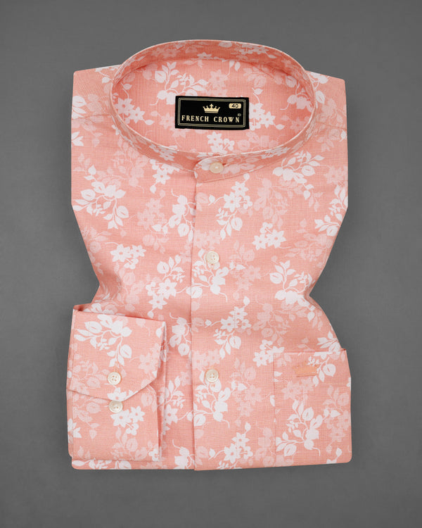 Cashmere Peach Ditsy Luxurious Linen Shirt 8246-M-38,8246-M-H-38,8246-M-39,8246-M-H-39,8246-M-40,8246-M-H-40,8246-M-42,8246-M-H-42,8246-M-44,8246-M-H-44,8246-M-46,8246-M-H-46,8246-M-48,8246-M-H-48,8246-M-50,8246-M-H-50,8246-M-52,8246-M-H-52