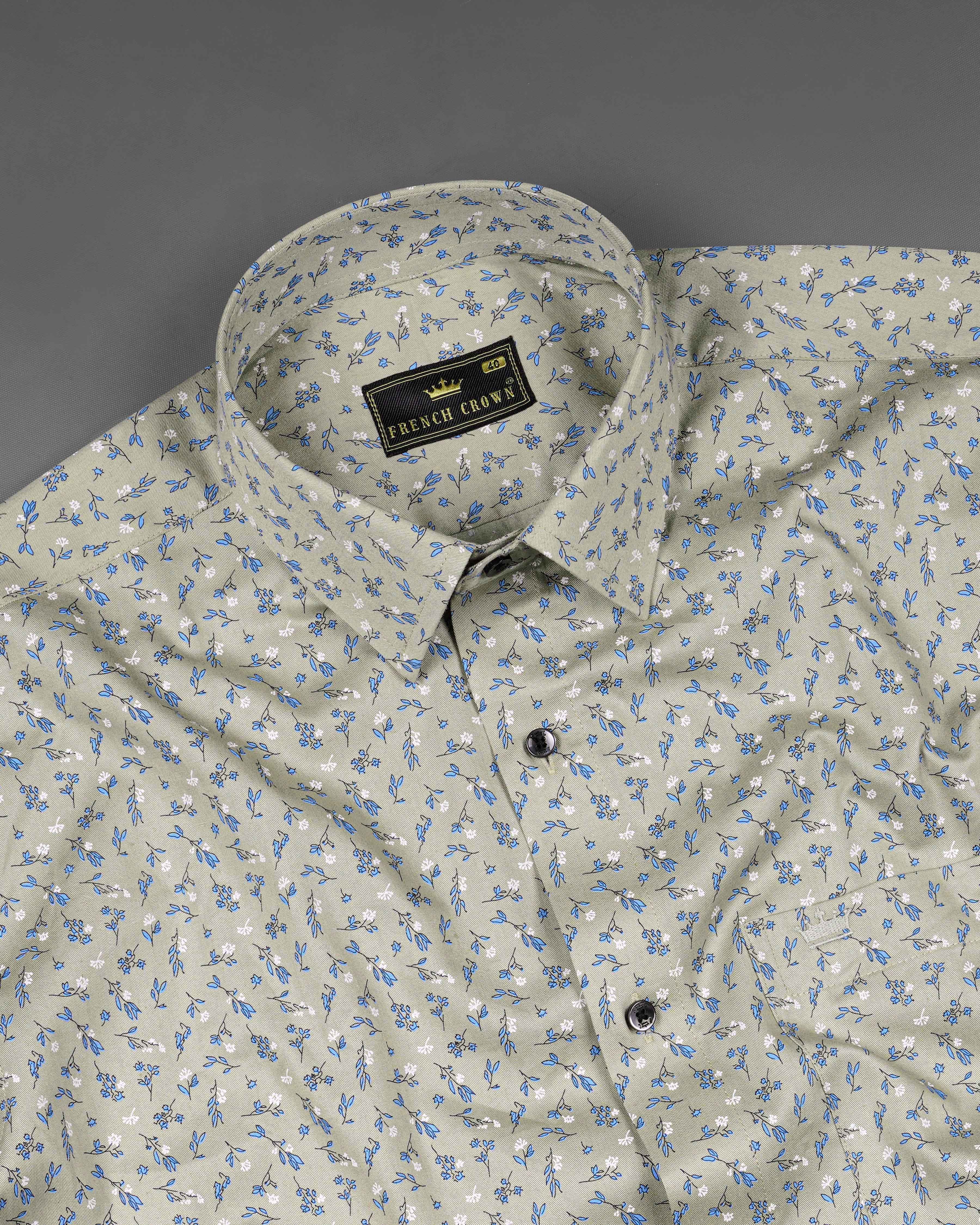 Kangaroo Gray Ditsy Printed Royal Oxford Shirt 8257-BLK-38, 8257-BLK-H-38, 8257-BLK-39, 8257-BLK-H-39, 8257-BLK-40, 8257-BLK-H-40, 8257-BLK-42, 8257-BLK-H-42, 8257-BLK-44, 8257-BLK-H-44, 8257-BLK-46, 8257-BLK-H-46, 8257-BLK-48, 8257-BLK-H-48, 8257-BLK-50, 8257-BLK-H-50, 8257-BLK-52, 8257-BLK-H-52