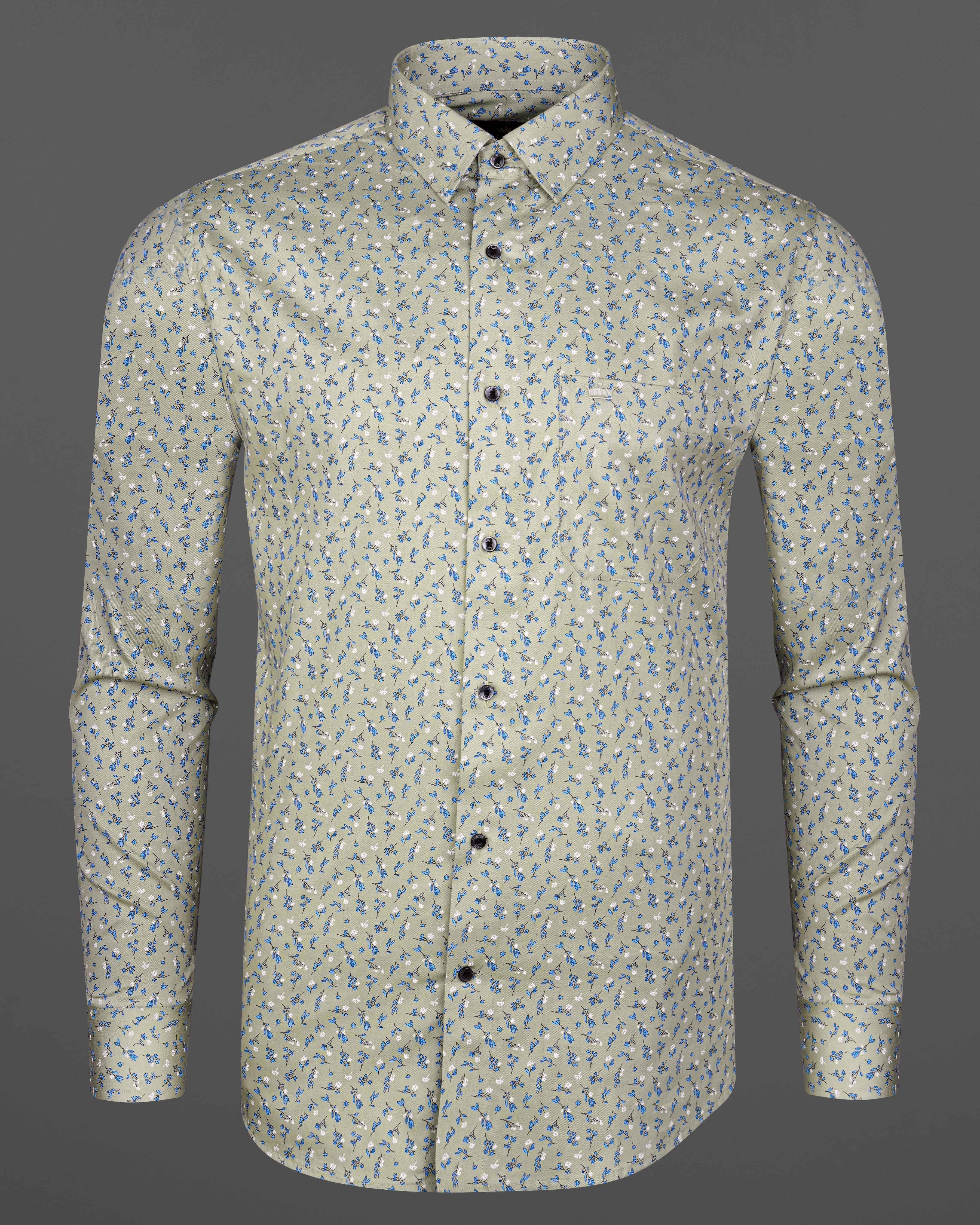 Kangaroo Gray Ditsy Printed Royal Oxford Shirt 8257-BLK-38, 8257-BLK-H-38, 8257-BLK-39, 8257-BLK-H-39, 8257-BLK-40, 8257-BLK-H-40, 8257-BLK-42, 8257-BLK-H-42, 8257-BLK-44, 8257-BLK-H-44, 8257-BLK-46, 8257-BLK-H-46, 8257-BLK-48, 8257-BLK-H-48, 8257-BLK-50, 8257-BLK-H-50, 8257-BLK-52, 8257-BLK-H-52