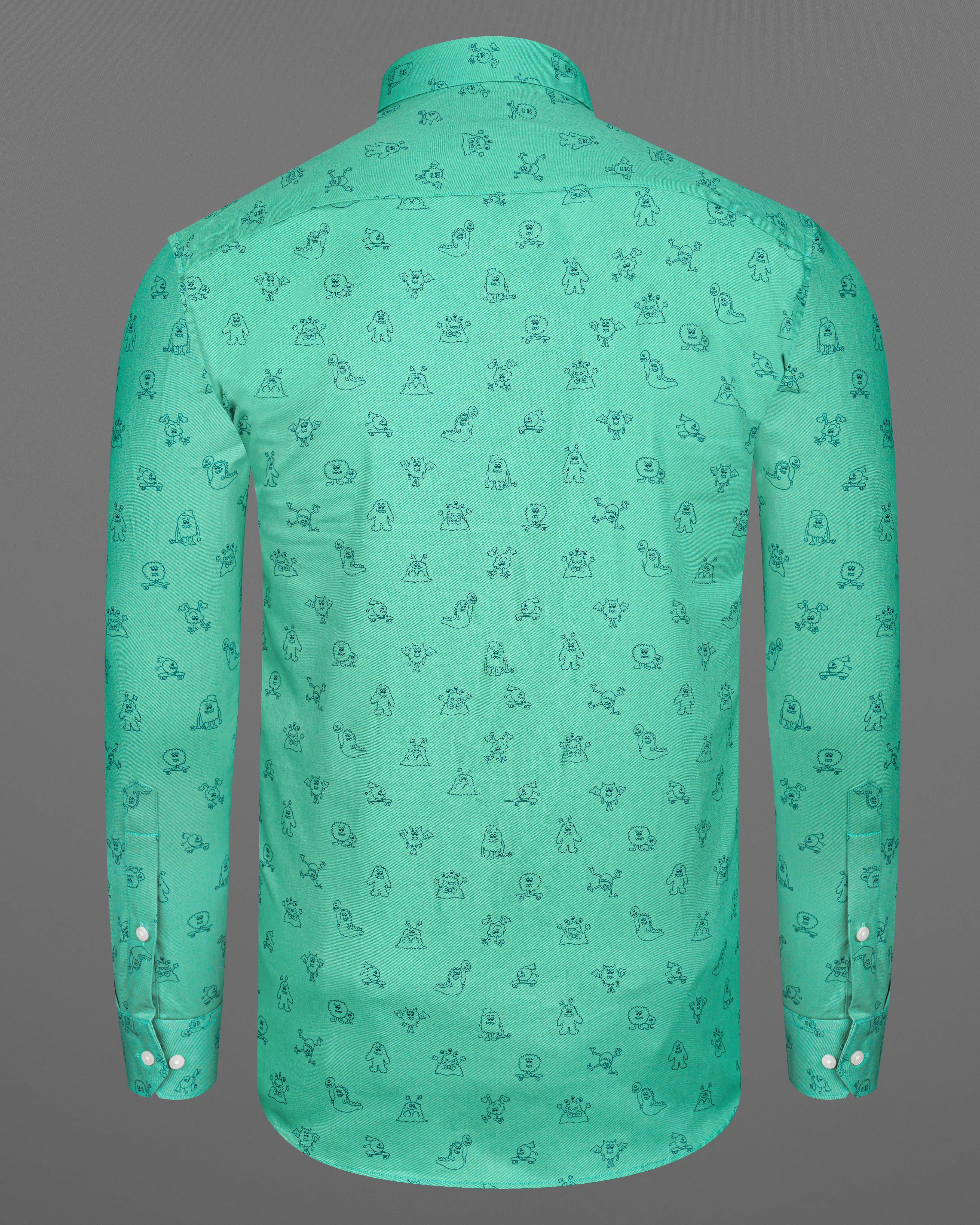 Jellyfish Green with Alien Printed Royal Oxford Designer Shirt 8295-P131 -38,8295-P131 -H-38,8295-P131 -39,8295-P131 -H-39,8295-P131 -40,8295-P131 -H-40,8295-P131 -42,8295-P131 -H-42,8295-P131 -44,8295-P131 -H-44,8295-P131 -46,8295-P131 -H-46,8295-P131 -48,8295-P131 -H-48,8295-P131 -50,8295-P131 -H-50,8295-P131 -52,8295-P131 -H-52