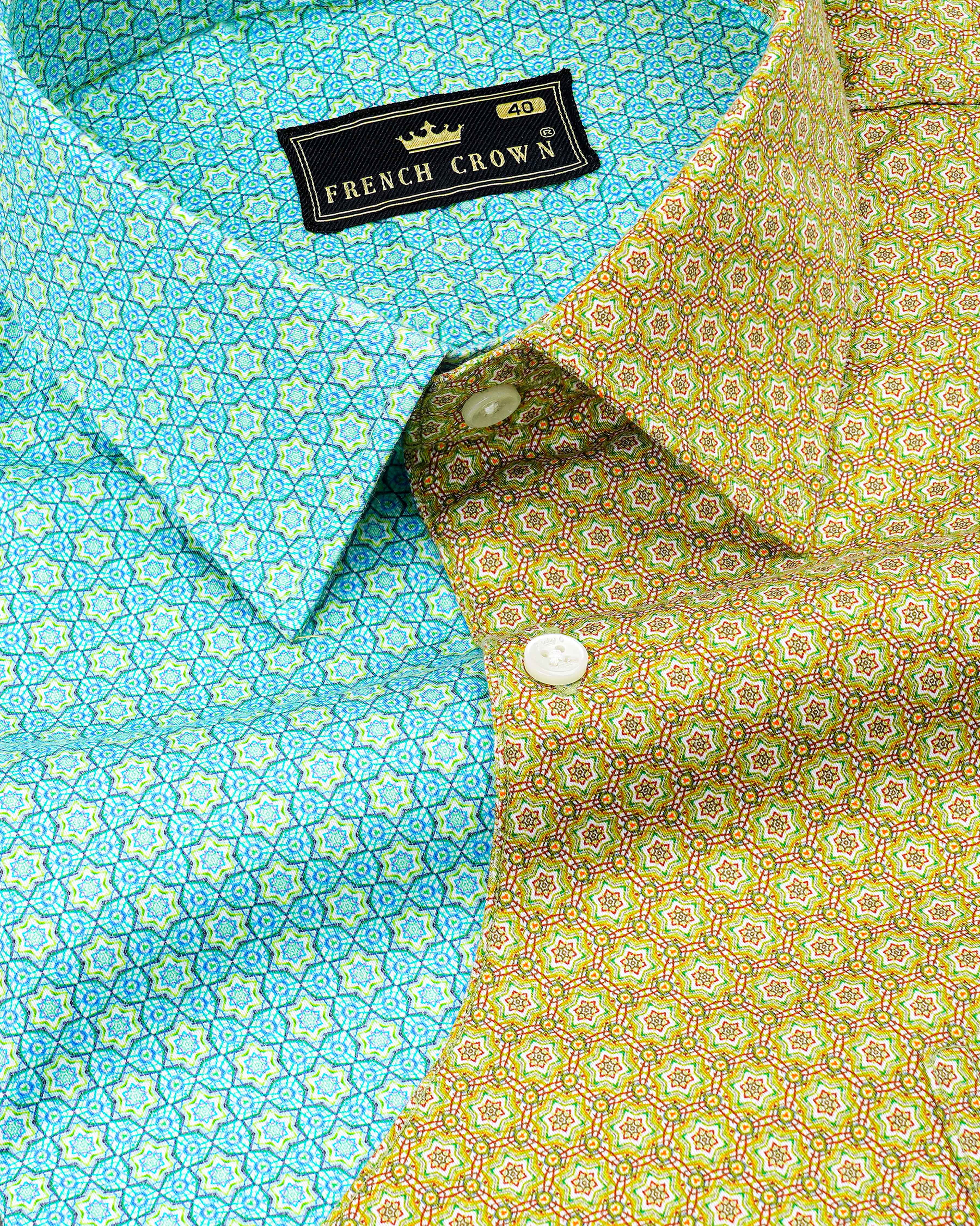 Downy Blue with Murky Green Printed Super Soft Premium Cotton Designer Shirt 8302-D22 -38,8302-D22 -H-38,8302-D22 -39,8302-D22 -H-39,8302-D22 -40,8302-D22 -H-40,8302-D22 -42,8302-D22 -H-42,8302-D22 -44,8302-D22 -H-44,8302-D22 -46,8302-D22 -H-46,8302-D22 -48,8302-D22 -H-48,8302-D22 -50,8302-D22 -H-50,8302-D22 -52,8302-D22 -H-52