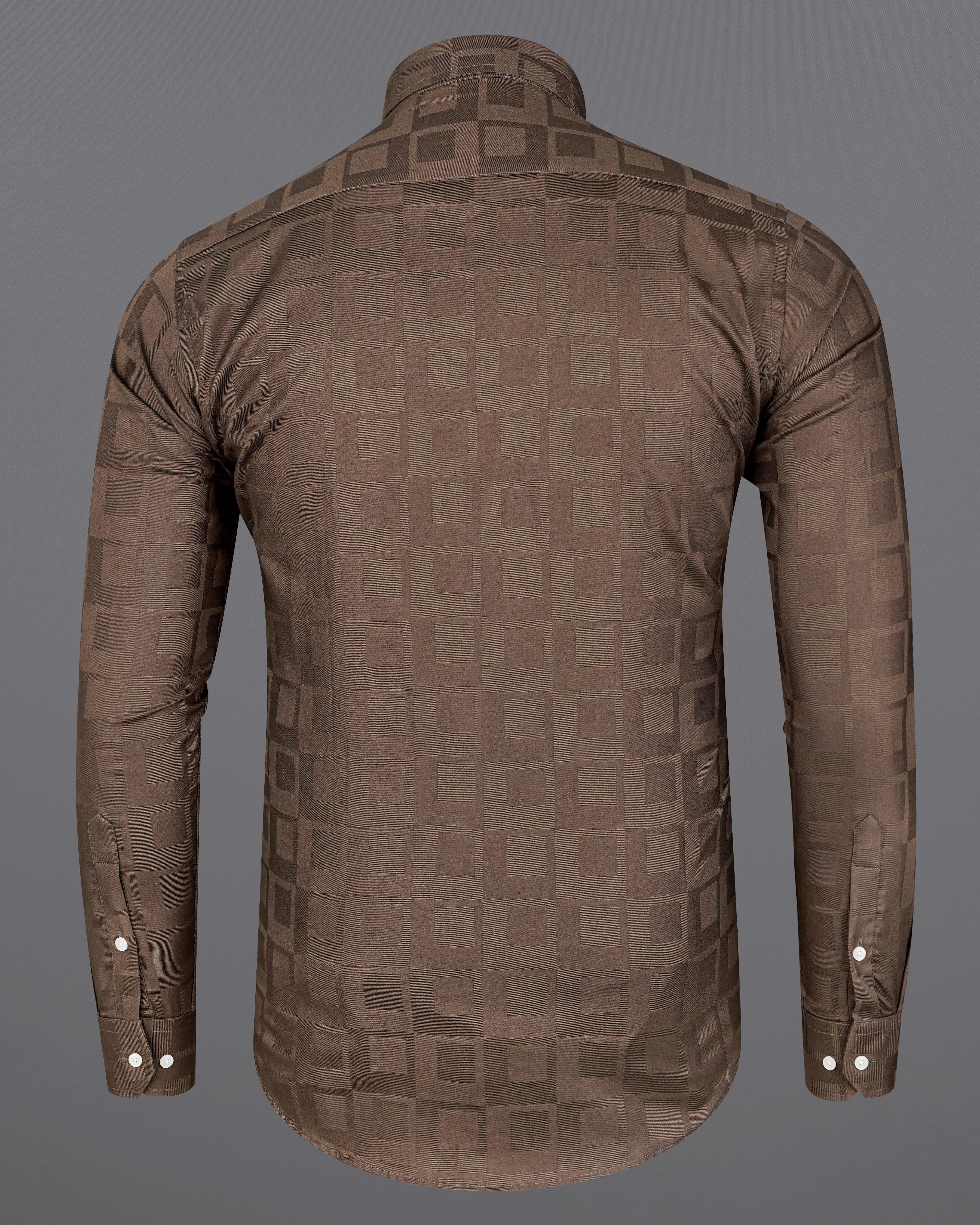 Taupe Brown Dobby Textured Premium Giza Cotton Shirt 8411-CA-38, 8411-CA-H-38, 8411-CA-39,8411-CA-H-39, 8411-CA-40, 8411-CA-H-40, 8411-CA-42, 8411-CA-H-42, 8411-CA-44, 8411-CA-H-44, 8411-CA-46, 8411-CA-H-46, 8411-CA-48, 8411-CA-H-48, 8411-CA-50, 8411-CA-H-50, 8411-CA-52, 8411-CA-H-52