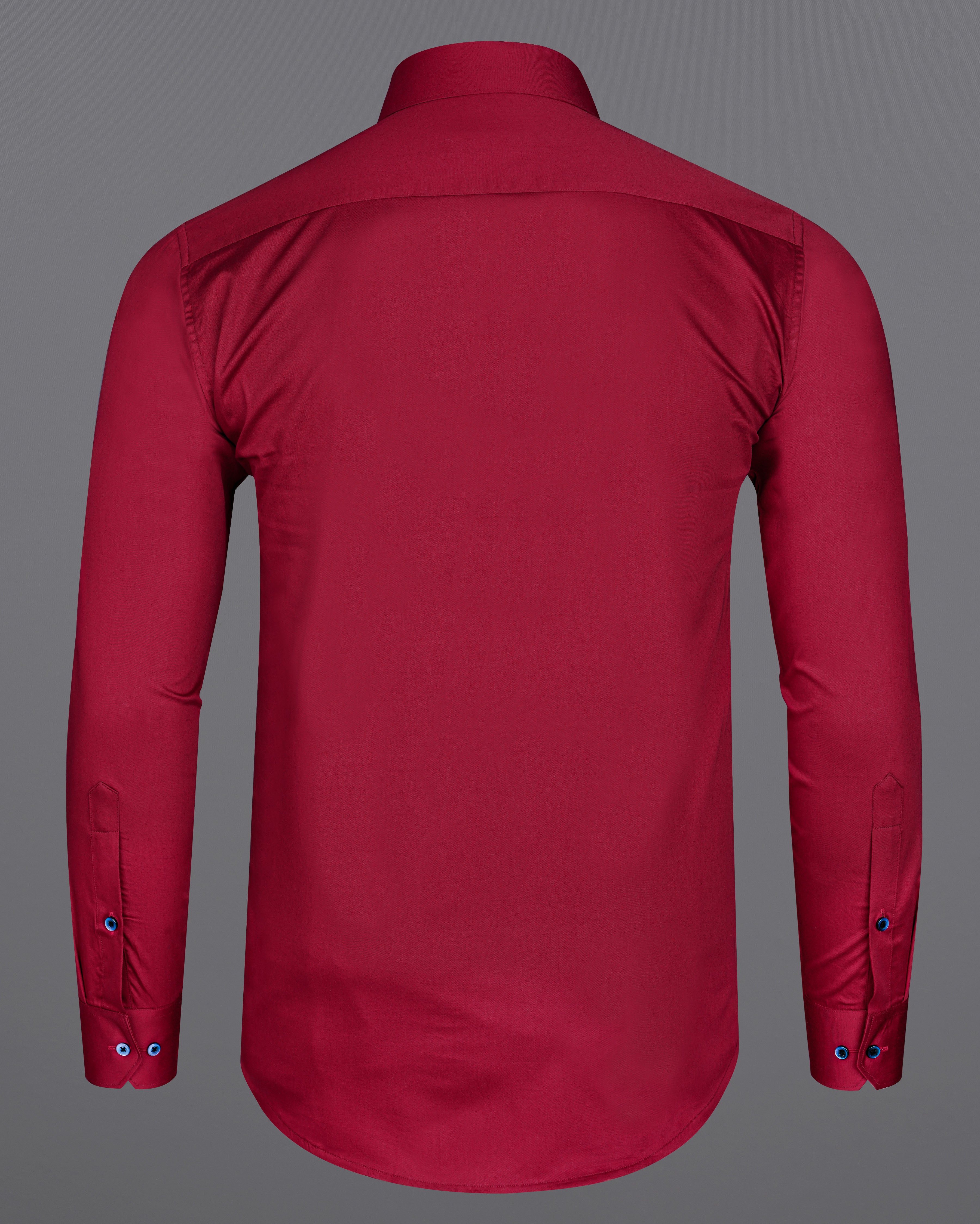 Claret Red with Mirage Blue Patch Subtle Sheen Pocket Spider Embroidered  Super Soft Premium Cotton Shirt 8440-E007-38, 8440-E007-H-38, 8440-E007-39, 8440-E007-H-39, 8440-E007-40, 8440-E007-H-40, 8440-E007-42, 8440-E007-H-42, 8440-E007-44, 8440-E007-H-44, 8440-E007-46, 8440-E007-H-46, 8440-E007-48, 8440-E007-H-48, 8440-E007-50, 8440-E007-H-50, 8440-E007-52, 8440-E007-H-52