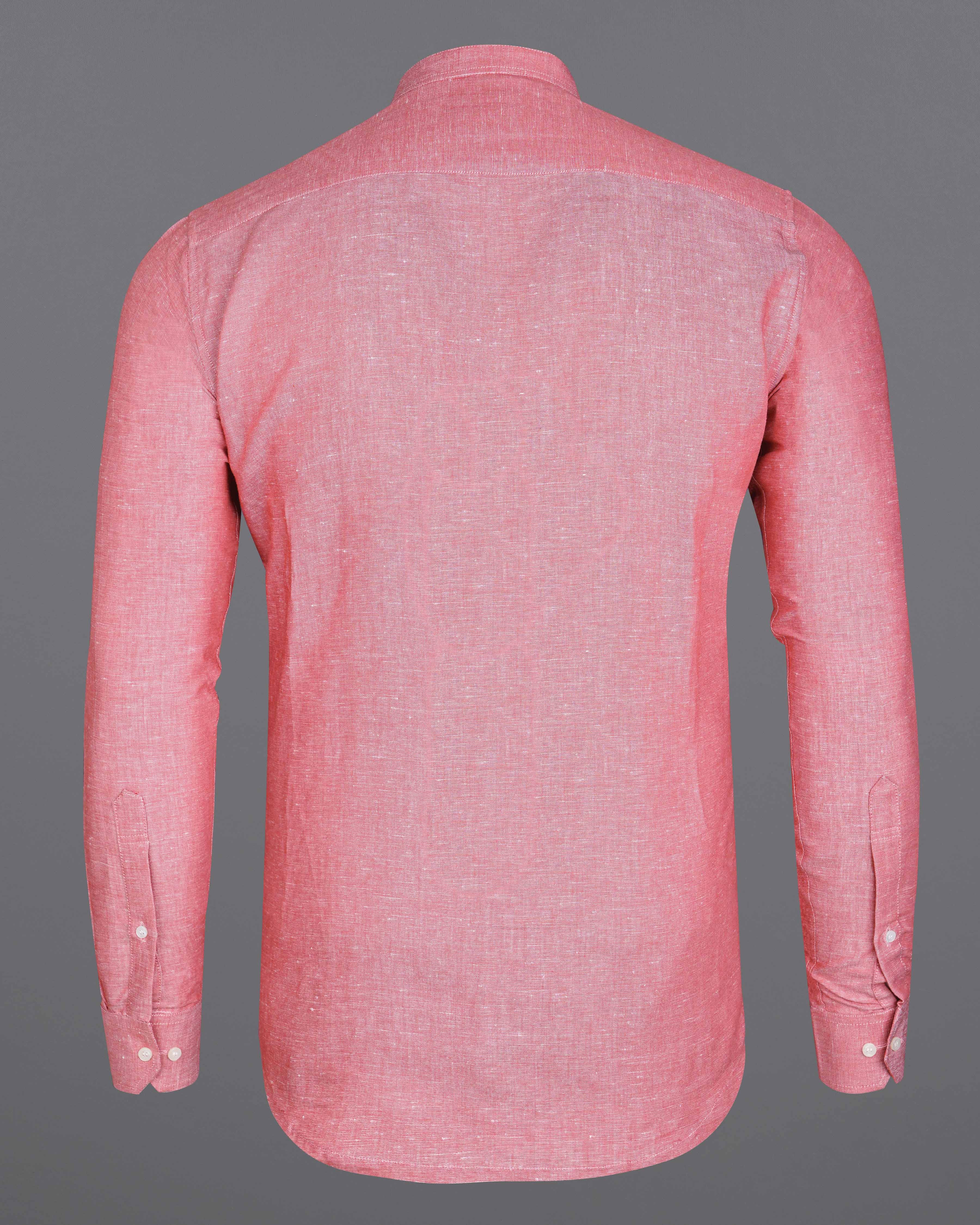 Sherbet Pink Luxurious Linen Shirt 8458-M-38,8458-M-H-38,8458-M-39,8458-M-H-39,8458-M-40,8458-M-H-40,8458-M-42,8458-M-H-42,8458-M-44,8458-M-H-44,8458-M-46,8458-M-H-46,8458-M-48,8458-M-H-48,8458-M-50,8458-M-H-50,8458-M-52,8458-M-H-52