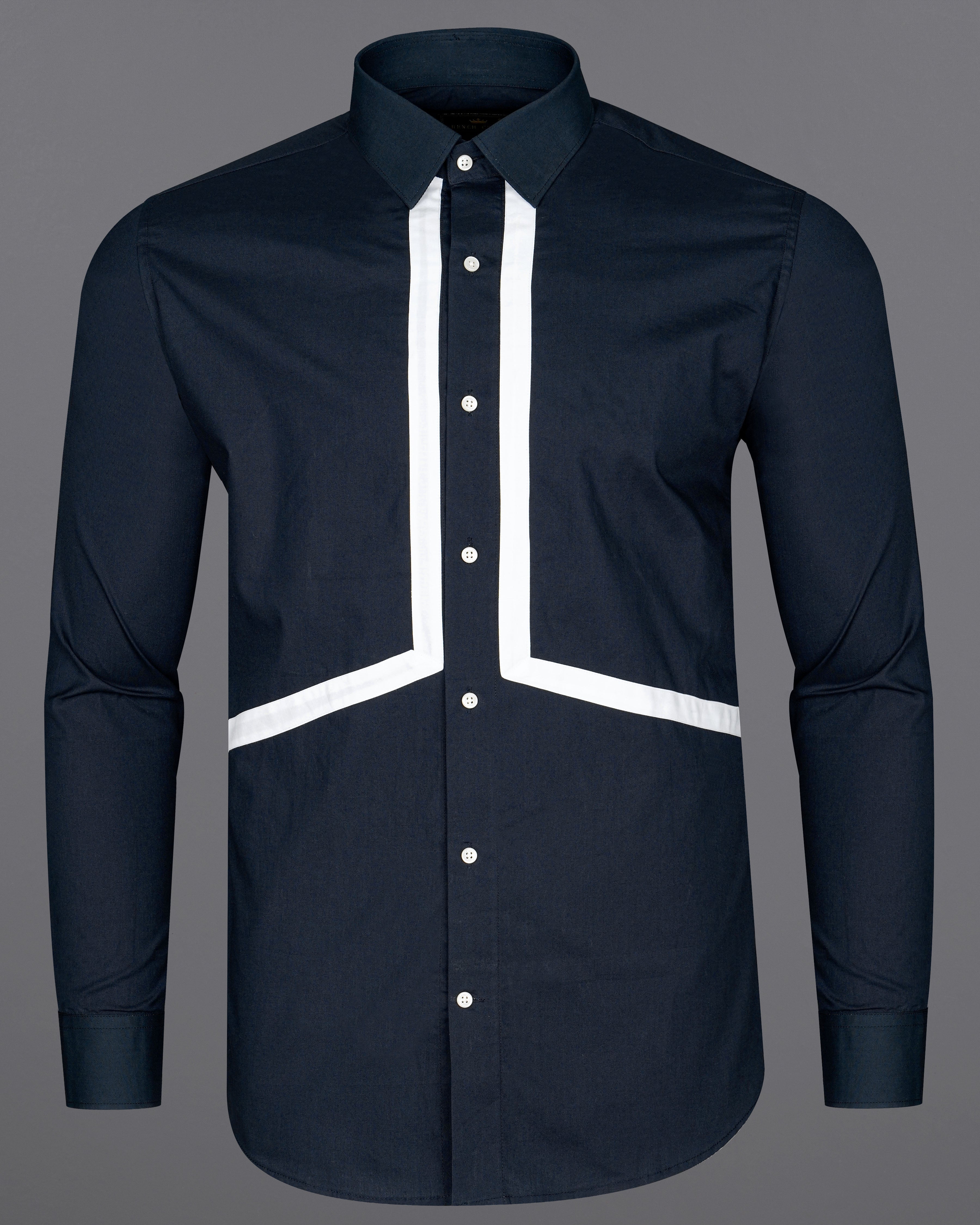 Tangaroa Navy Blue with White Patches Premium Cotton Designer Shirt 8479-P228-38,8479-P228-H-38,8479-P228-389,8479-P228-389,8479-P228-40,8479-P228-H-40,8479-P228-402,8479-P228-402,8479-P228-404,8479-P228-404,8479-P228-406,8479-P228-406,8479-P228-408,8479-P228-408,8479-P228-50,8479-P228-H-50,8479-P228-502,8479-P228-502