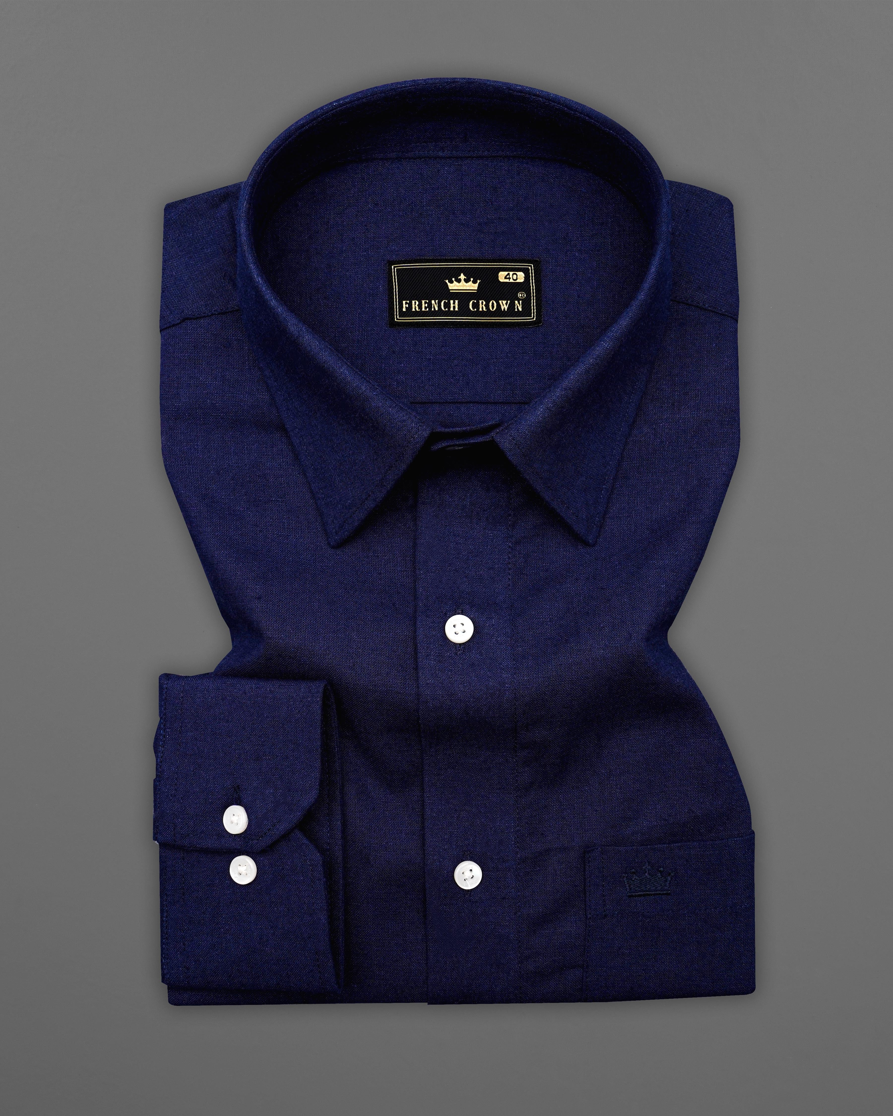 Haiti Blue Luxurious Linen Shirt  8559-38,8559-H-38,8559-39,8559-H-39,8559-40,8559-H-40,8559-42,8559-H-42,8559-44,8559-H-44,8559-46,8559-H-46,8559-48,8559-H-48,8559-50,8559-H-50,8559-52,8559-H-52