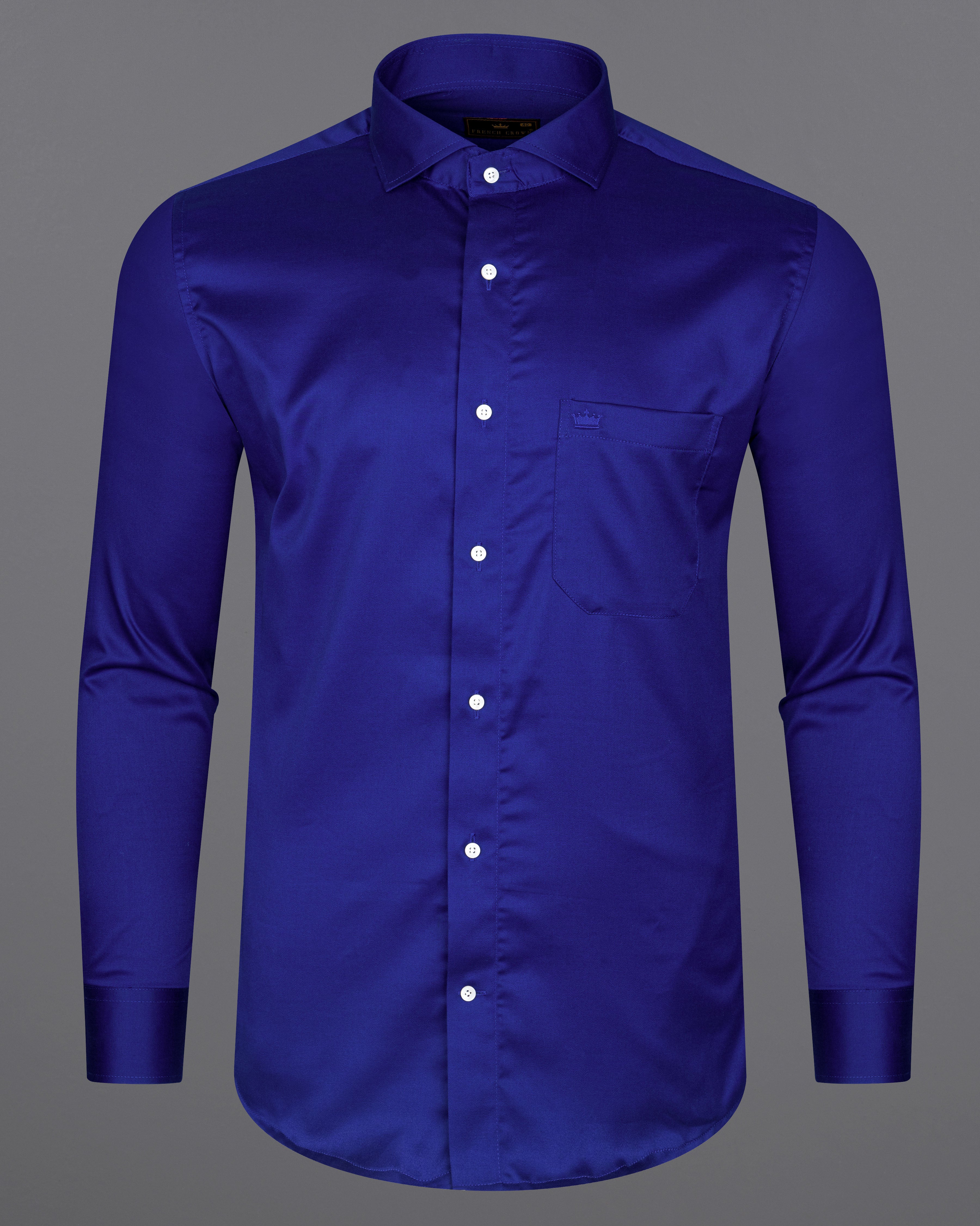 Indigo Blue Super Soft Premium Cotton Shirt 8562-CA-38, 8562-CA-H-38, 8562-CA-39, 8562-CA-H-39, 8562-CA-40, 8562-CA-H-40, 8562-CA-42, 8562-CA-H-42, 8562-CA-44, 8562-CA-H-44, 8562-CA-46, 8562-CA-H-46, 8562-CA-48, 8562-CA-H-48, 8562-CA-50, 8562-CA-H-50, 8562-CA-52, 8562-CA-H-52