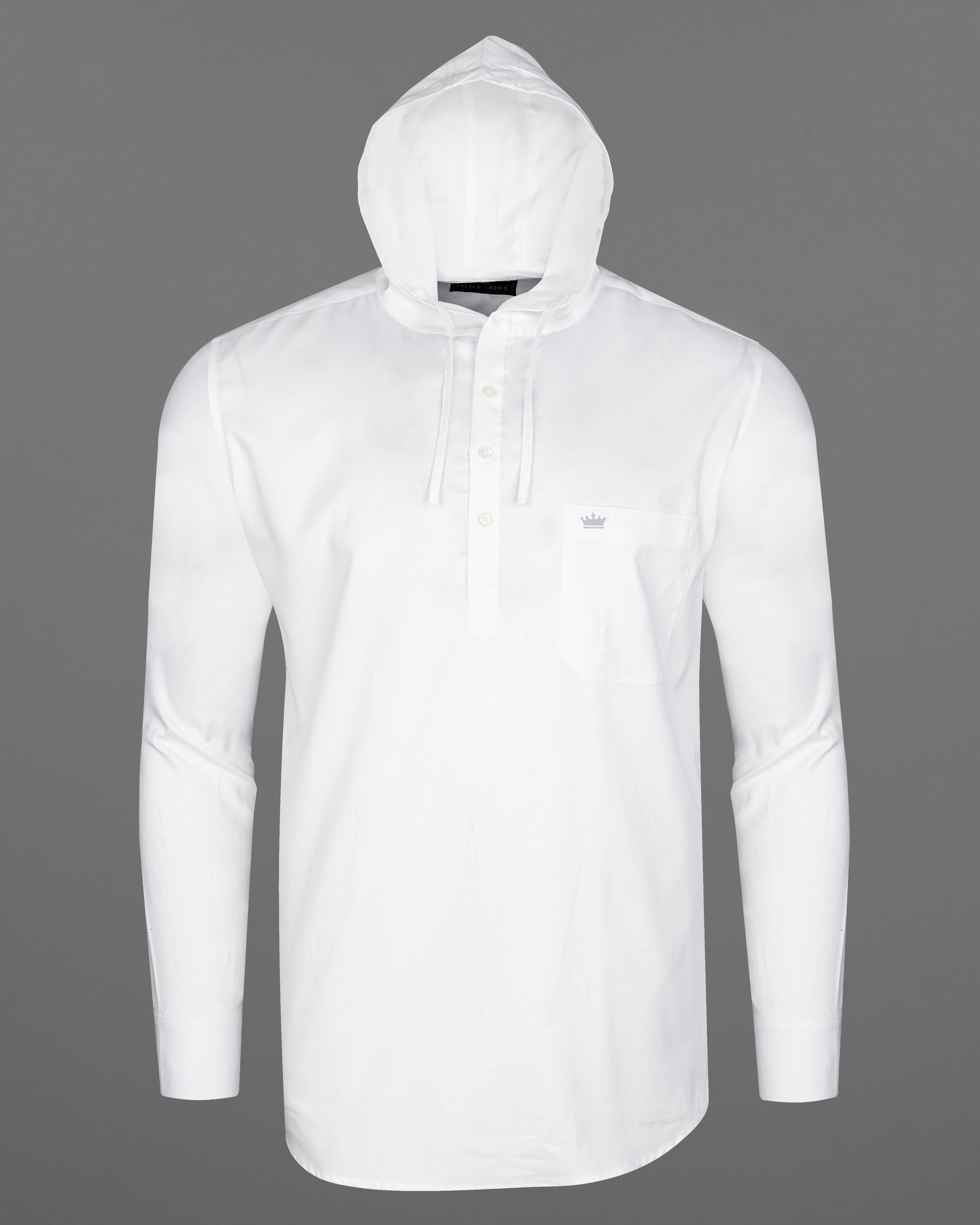 Bright White Hooded Oxford Shirt  8567-HD-KS-38,8567-HD-KS-H-38,8567-HD-KS-39,8567-HD-KS-H-39,8567-HD-KS-40,8567-HD-KS-H-40,8567-HD-KS-42,8567-HD-KS-H-42,8567-HD-KS-44,8567-HD-KS-H-44,8567-HD-KS-46,8567-HD-KS-H-46,8567-HD-KS-48,8567-HD-KS-H-48,8567-HD-KS-50,8567-HD-KS-H-50,8567-HD-KS-52,8567-HD-KS-H-52