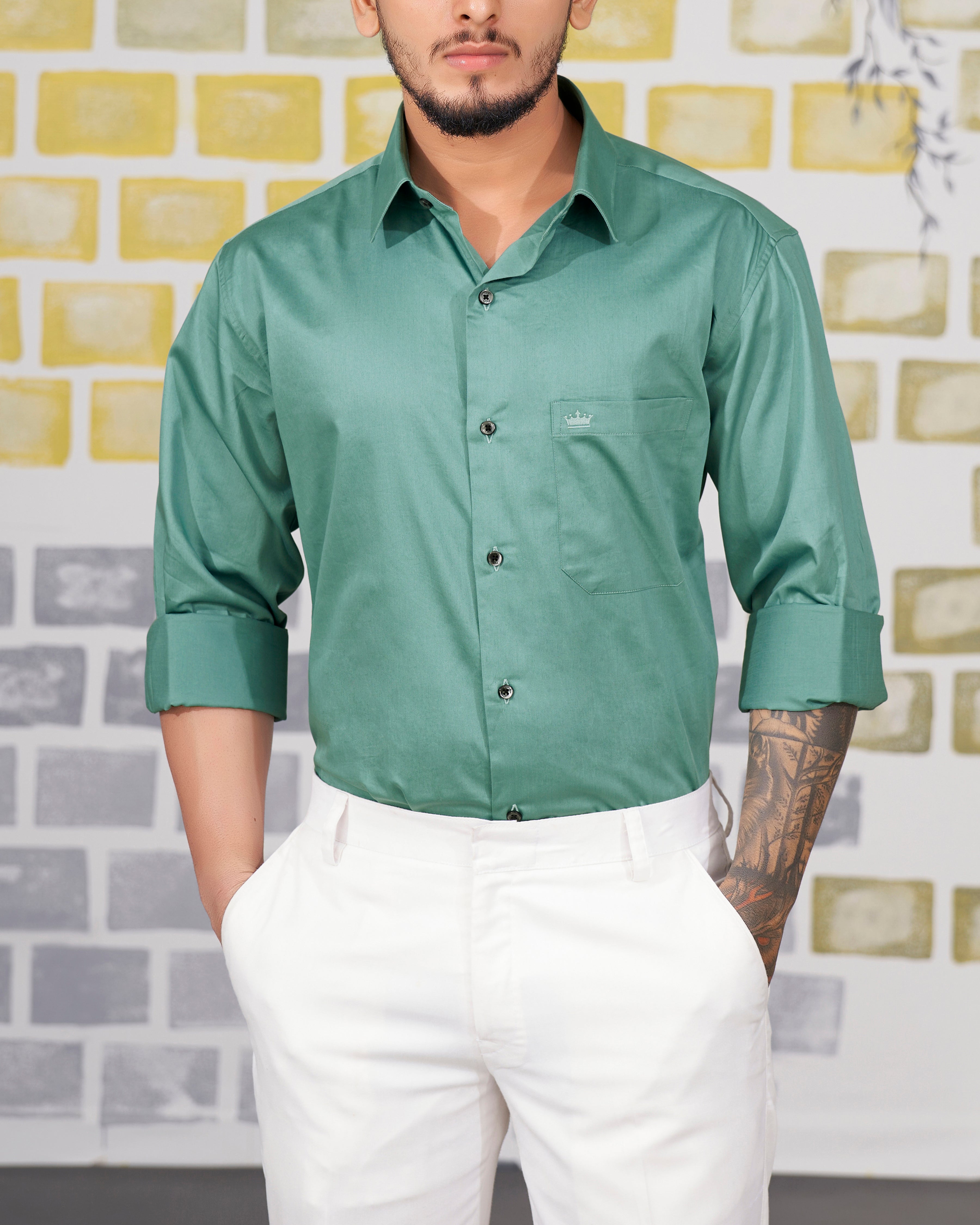 Patina Green Super Soft Premium Cotton Shirt  8681-BLK-38,8681-BLK-H-38,8681-BLK-39,8681-BLK-H-39,8681-BLK-40,8681-BLK-H-40,8681-BLK-42,8681-BLK-H-42,8681-BLK-44,8681-BLK-H-44,8681-BLK-46,8681-BLK-H-46,8681-BLK-48,8681-BLK-H-48,8681-BLK-50,8681-BLK-H-50,8681-BLK-52,8681-BLK-H-52