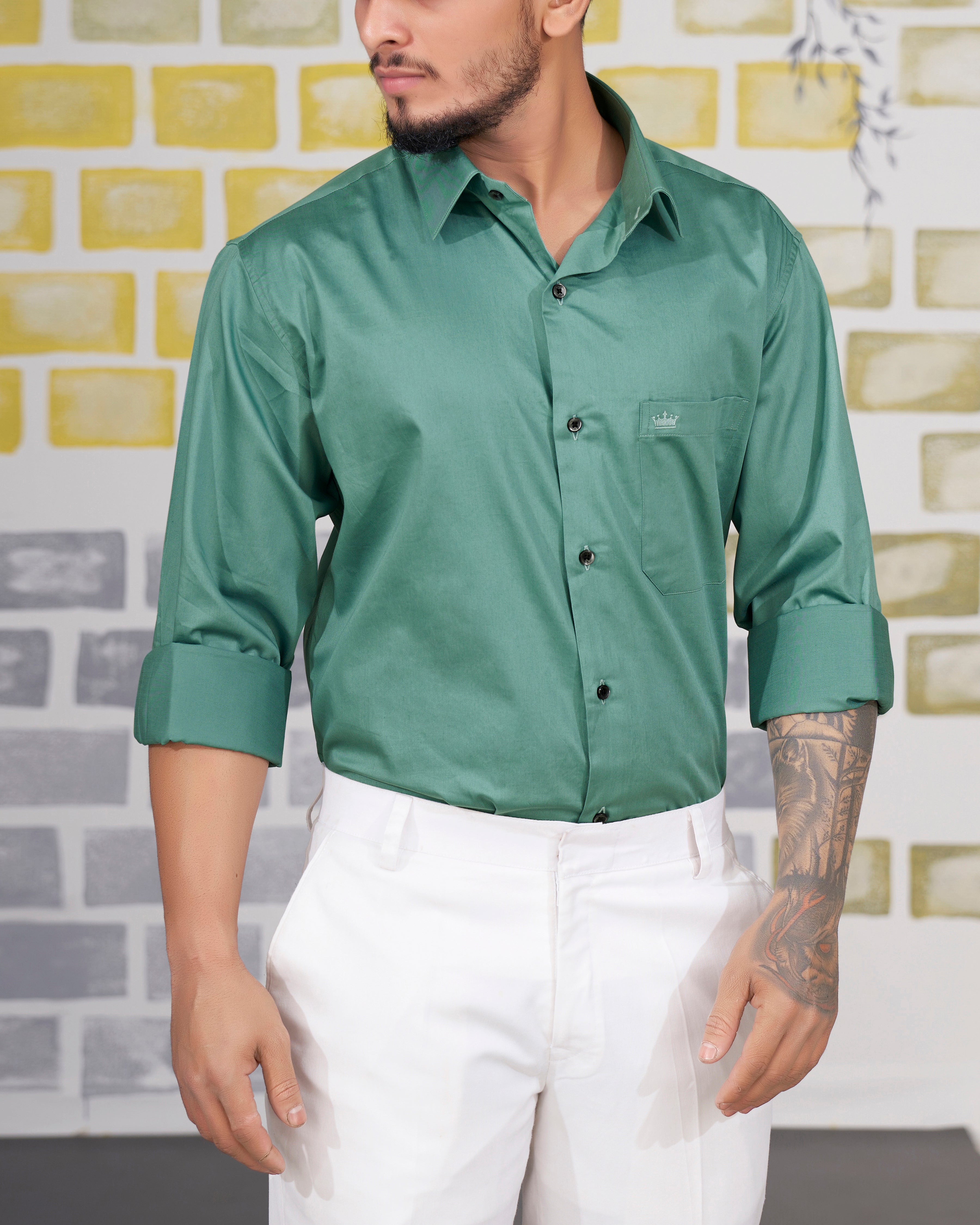 Patina Green Super Soft Premium Cotton Shirt  8681-BLK-38,8681-BLK-H-38,8681-BLK-39,8681-BLK-H-39,8681-BLK-40,8681-BLK-H-40,8681-BLK-42,8681-BLK-H-42,8681-BLK-44,8681-BLK-H-44,8681-BLK-46,8681-BLK-H-46,8681-BLK-48,8681-BLK-H-48,8681-BLK-50,8681-BLK-H-50,8681-BLK-52,8681-BLK-H-52