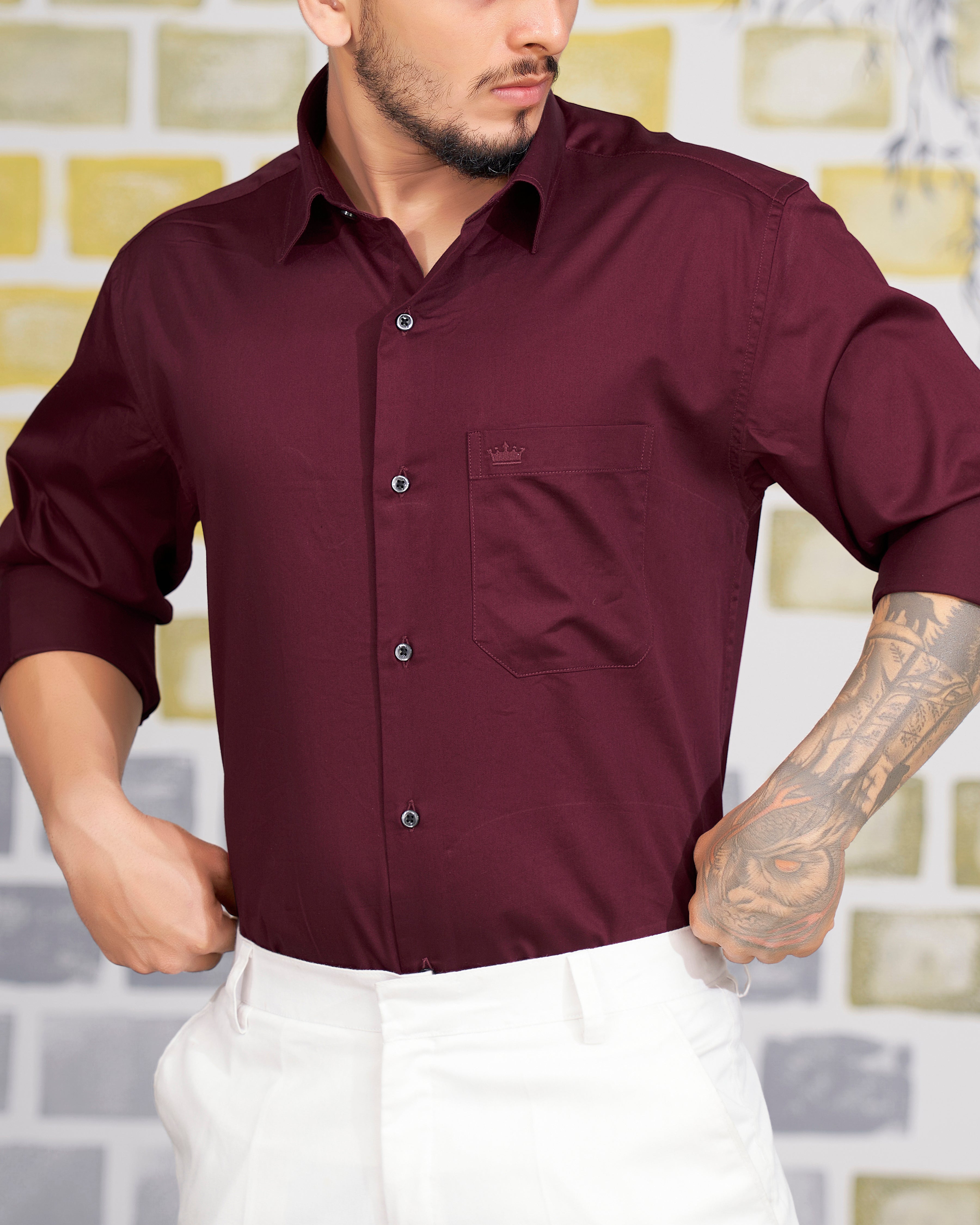 Crater Maroon Subtle Sheen Super Soft Premium Cotton Shirt 8693-BLK-38, 8693-BLK-H-38, 8693-BLK-39, 8693-BLK-H-39, 8693-BLK-40, 8693-BLK-H-40, 8693-BLK-42, 8693-BLK-H-42, 8693-BLK-44, 8693-BLK-H-44, 8693-BLK-46, 8693-BLK-H-46, 8693-BLK-48, 8693-BLK-H-48, 8693-BLK-50, 8693-BLK-H-50, 8693-BLK-52, 8693-BLK-H-52