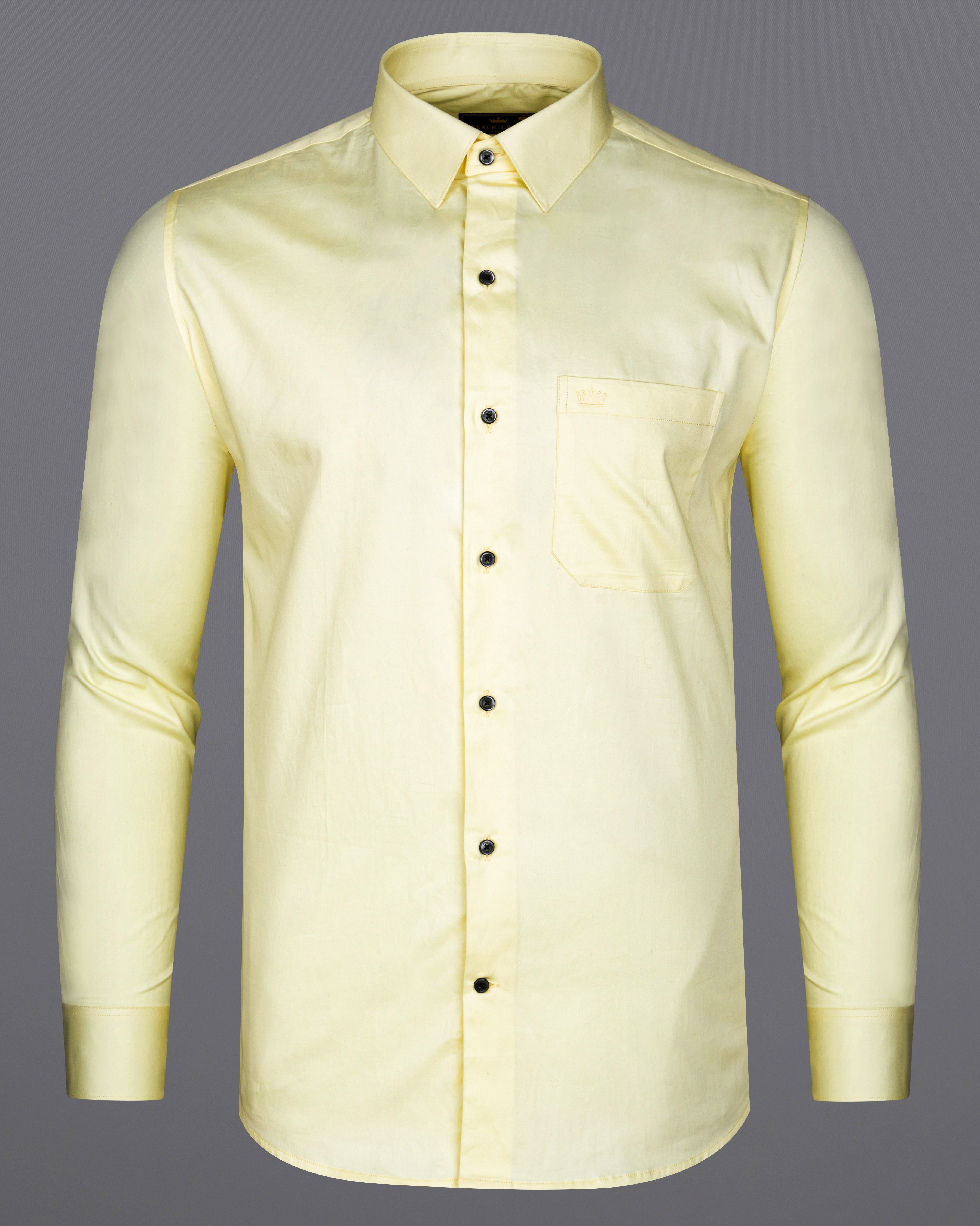 Oasis Yellow Subtle Sheen Super Soft Super Soft Premium Cotton Shirt 8697-BLK-38, 8697-BLK-H-38, 8697-BLK-39, 8697-BLK-H-39, 8697-BLK-40, 8697-BLK-H-40, 8697-BLK-42, 8697-BLK-H-42, 8697-BLK-44, 8697-BLK-H-44, 8697-BLK-46, 8697-BLK-H-46, 8697-BLK-48, 8697-BLK-H-48, 8697-BLK-50, 8697-BLK-H-50, 8697-BLK-52, 8697-BLK-H-52