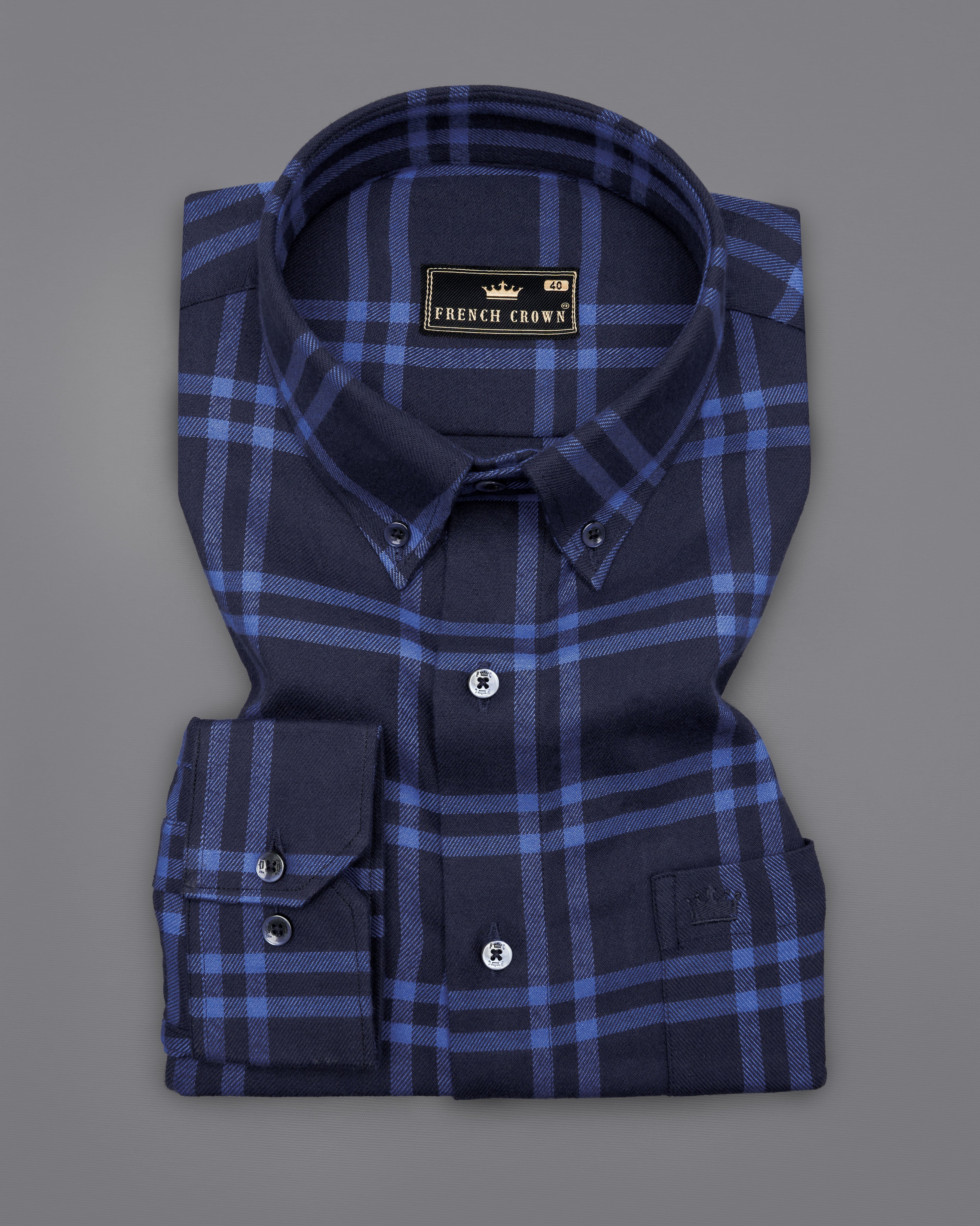 Baltic Navy Blue with Waikawa Blue Plaid Flannel Shirt 8739-BD-BLE-38,8739-BD-BLE-H-38,8739-BD-BLE-39,8739-BD-BLE-H-39,8739-BD-BLE-40,8739-BD-BLE-H-40,8739-BD-BLE-42,8739-BD-BLE-H-42,8739-BD-BLE-44,8739-BD-BLE-H-44,8739-BD-BLE-46,8739-BD-BLE-H-46,8739-BD-BLE-48,8739-BD-BLE-H-48,8739-BD-BLE-50,8739-BD-BLE-H-50,8739-BD-BLE-52,8739-BD-BLE-H-52