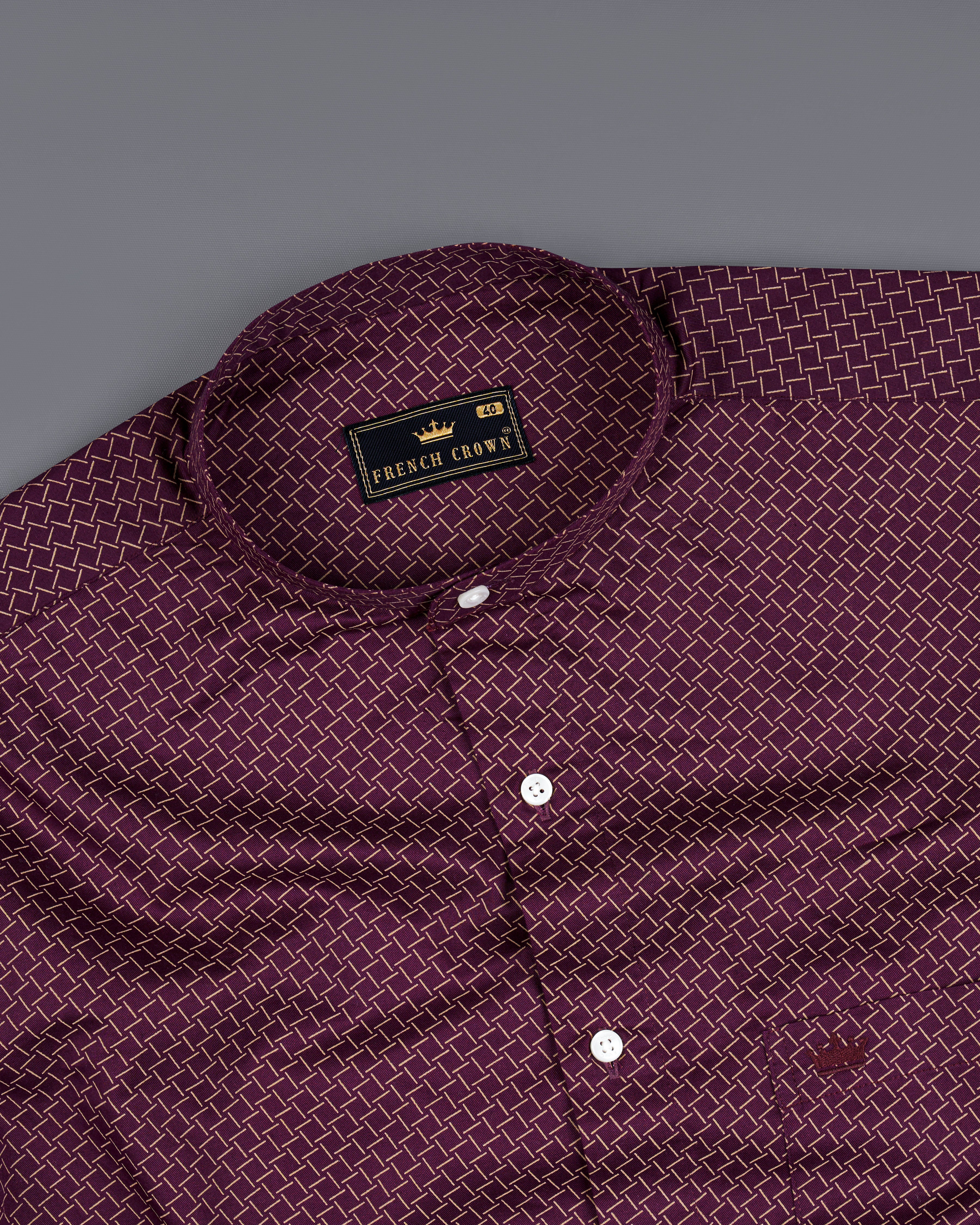 Wine Berry Printed Royal Oxford Shirt  8767-M-38,8767-M-H-38,8767-M-39,8767-M-H-39,8767-M-40,8767-M-H-40,8767-M-42,8767-M-H-42,8767-M-44,8767-M-H-44,8767-M-46,8767-M-H-46,8767-M-48,8767-M-H-48,8767-M-50,8767-M-H-50,8767-M-52,8767-M-H-52