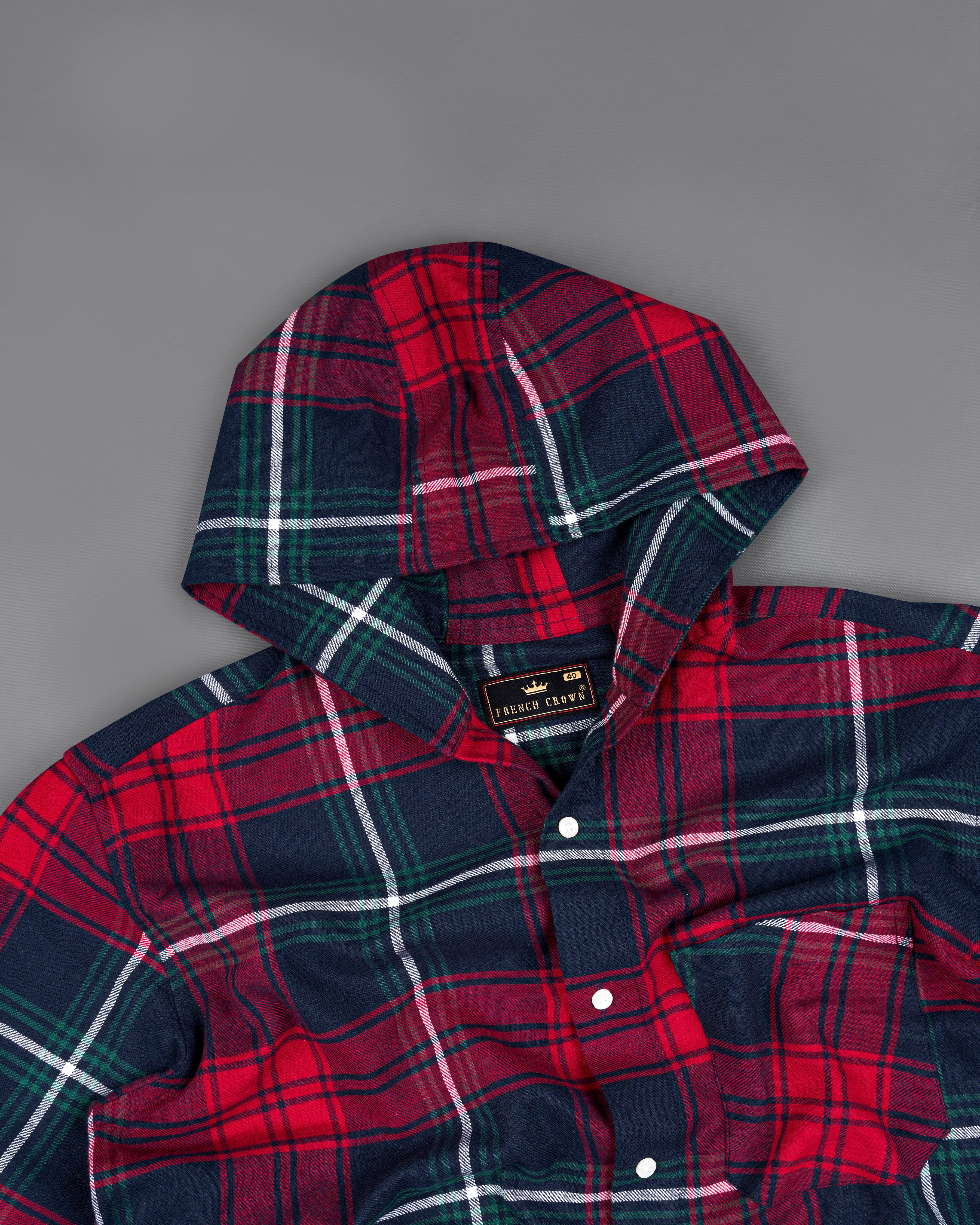 Firefly Blue with Scarlet Red Checkered Flannel Hoodie Shirt  8802-HD-38,8802-HD-H-38,8802-HD-39,8802-HD-H-39,8802-HD-40,8802-HD-H-40,8802-HD-42,8802-HD-H-42,8802-HD-44,8802-HD-H-44,8802-HD-46,8802-HD-H-46,8802-HD-48,8802-HD-H-48,8802-HD-50,8802-HD-H-50,8802-HD-52,8802-HD-H-52