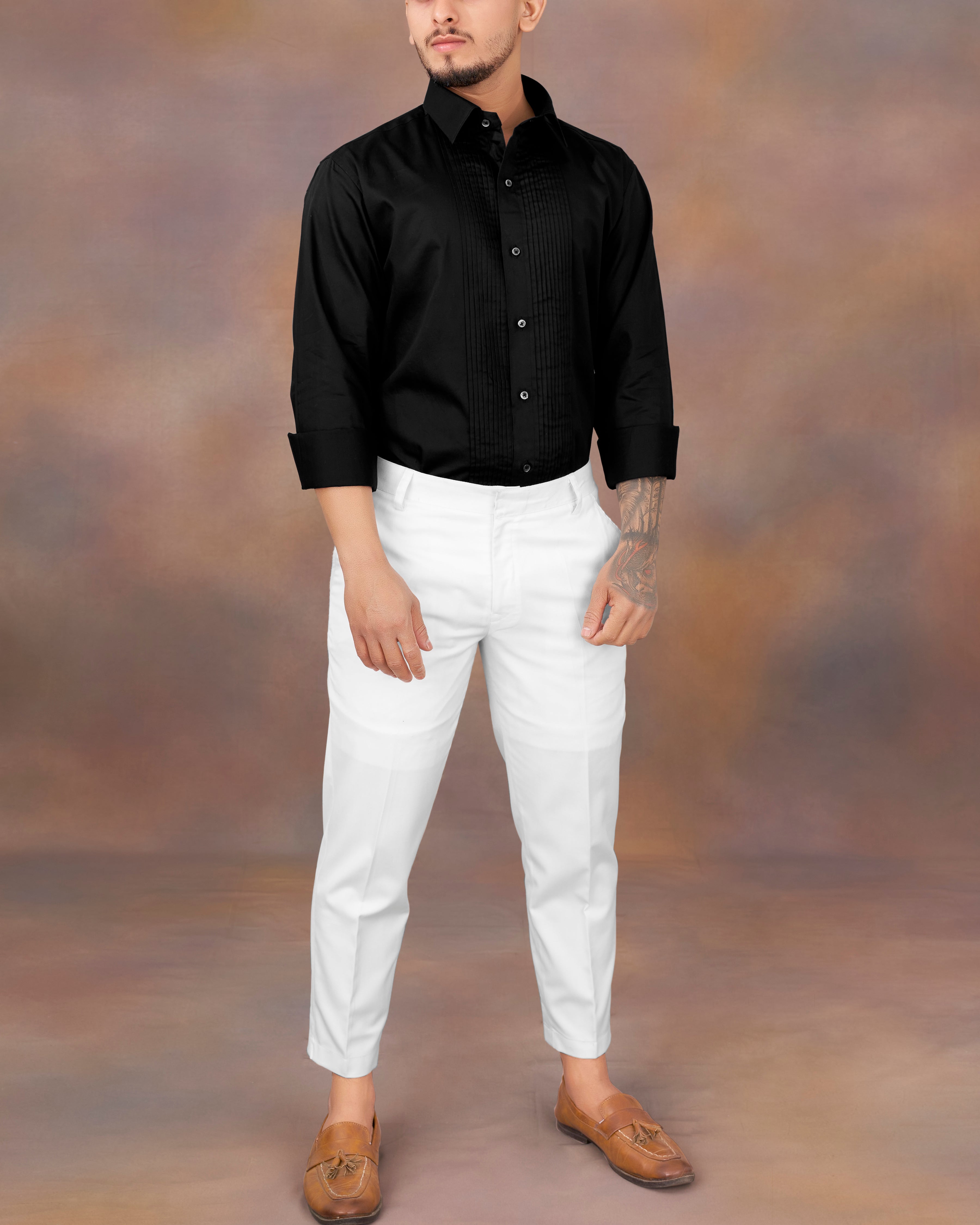 Jade Black Subtle Sheen Snake Pleated Super Soft Premium Cotton Tuxedo Shirt 8840-BLK-TXD-38, 8840-BLK-TXD-H-38, 8840-BLK-TXD-39, 8840-BLK-TXD-H-39, 8840-BLK-TXD-40, 8840-BLK-TXD-H-40, 8840-BLK-TXD-42, 8840-BLK-TXD-H-42, 8840-BLK-TXD-44, 8840-BLK-TXD-H-44, 8840-BLK-TXD-46, 8840-BLK-TXD-H-46, 8840-BLK-TXD-48, 8840-BLK-TXD-H-48, 8840-BLK-TXD-50, 8840-BLK-TXD-H-50, 8840-BLK-TXD-52, 8840-BLK-TXD-H-52