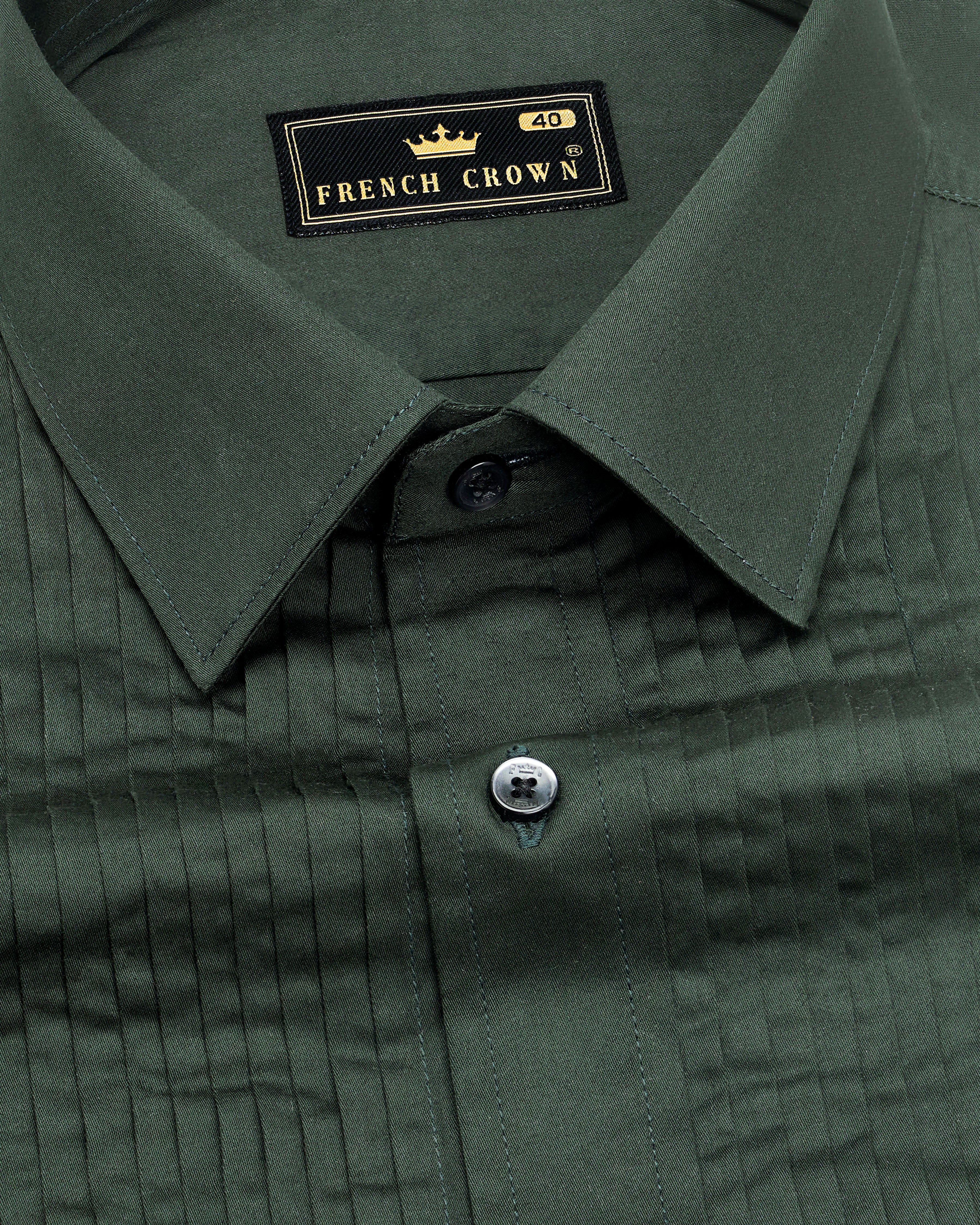 Timber Green V Snake Pleated Super Soft Premium Cotton Tuxedo Shirt 8850-GR-TXD-38, 8850-GR-TXD-H-38, 8850-GR-TXD-39, 8850-GR-TXD-H-39, 8850-GR-TXD-40, 8850-GR-TXD-H-40, 8850-GR-TXD-42, 8850-GR-TXD-H-42, 8850-GR-TXD-44, 8850-GR-TXD-H-44, 8850-GR-TXD-46, 8850-GR-TXD-H-46, 8850-GR-TXD-48, 8850-GR-TXD-H-48, 8850-GR-TXD-50, 8850-GR-TXD-H-50, 8850-GR-TXD-52, 8850-GR-TXD-H-52