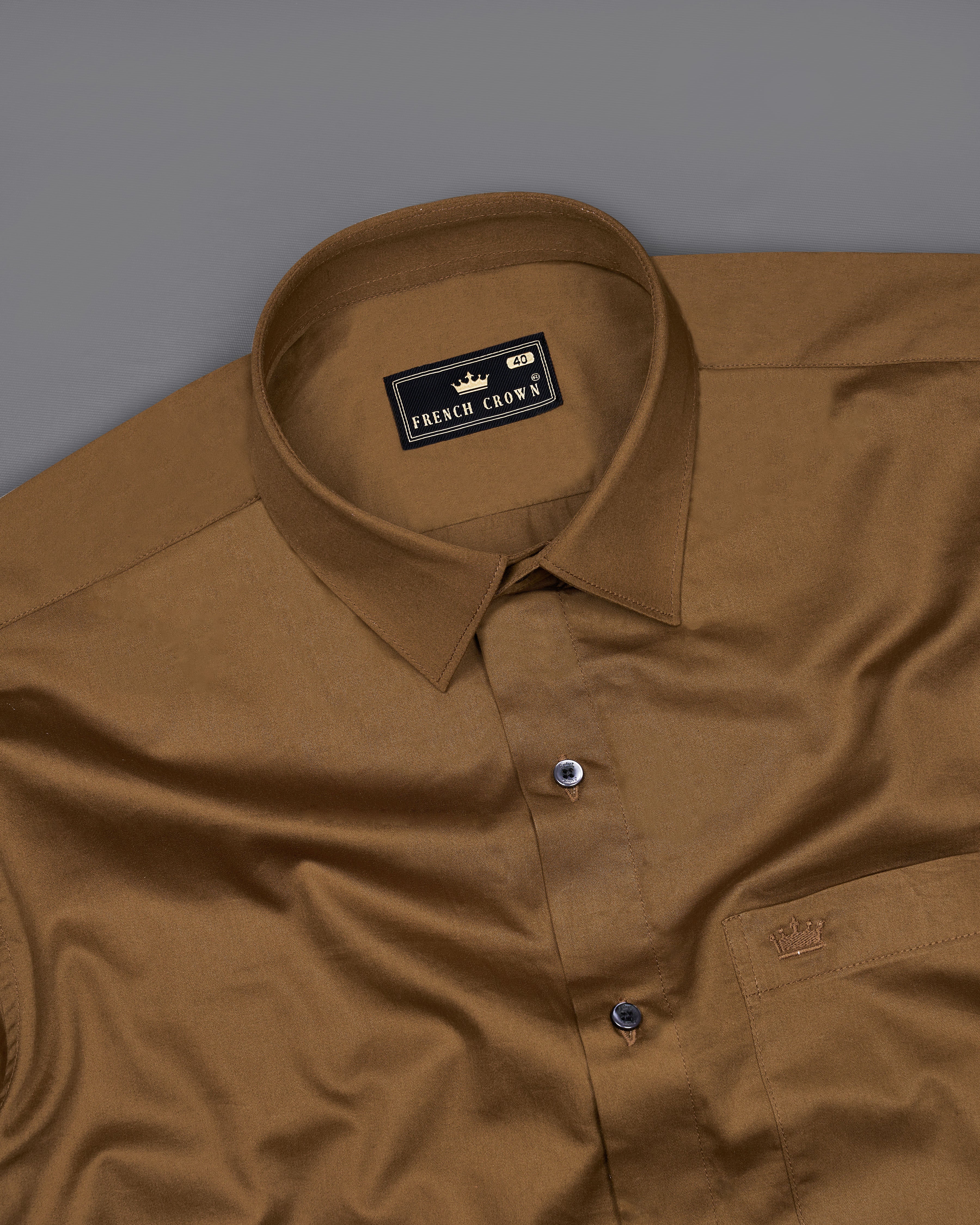 Nutmeg Brown Super Soft Premium Cotton Shirt 8853-BLK-38, 8853-BLK-H-38,  8853-BLK-39,  8853-BLK-H-39,  8853-BLK-40,  8853-BLK-H-40,  8853-BLK-42,  8853-BLK-H-42,  8853-BLK-44,  8853-BLK-H-44,  8853-BLK-46,  8853-BLK-H-46,  8853-BLK-48,  8853-BLK-H-48,  8853-BLK-50,  8853-BLK-H-50,  8853-BLK-52,  8853-BLK-H-52