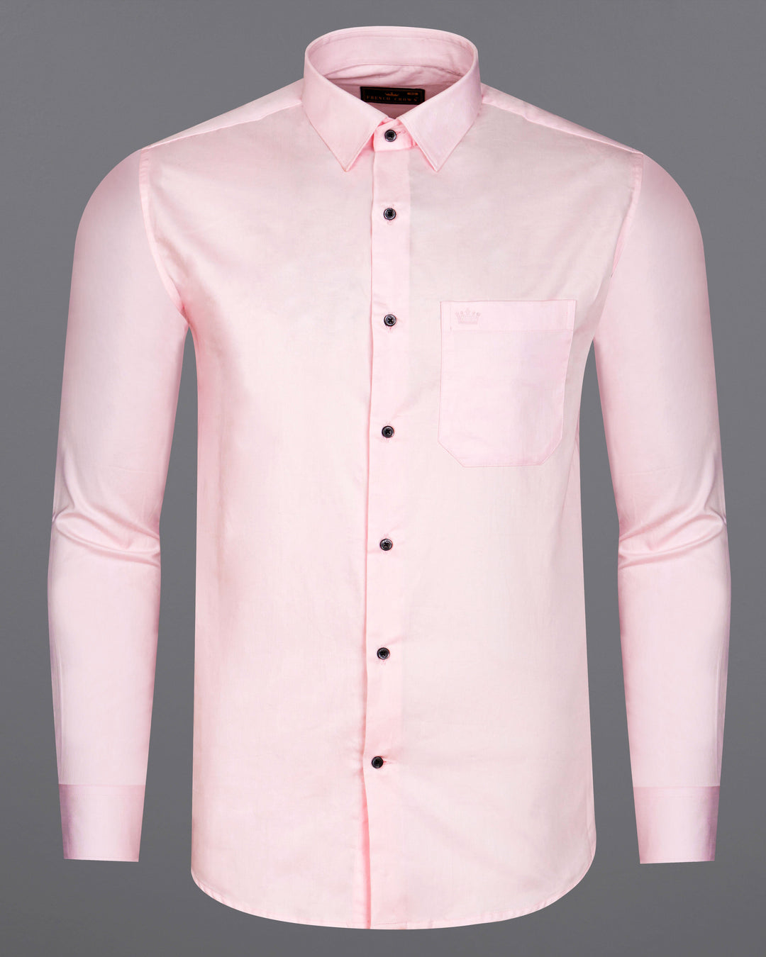 PINOCCHIO PINK SUBTLE SHEEN SUPER SOFT PREMIUM COTTON SHIRT