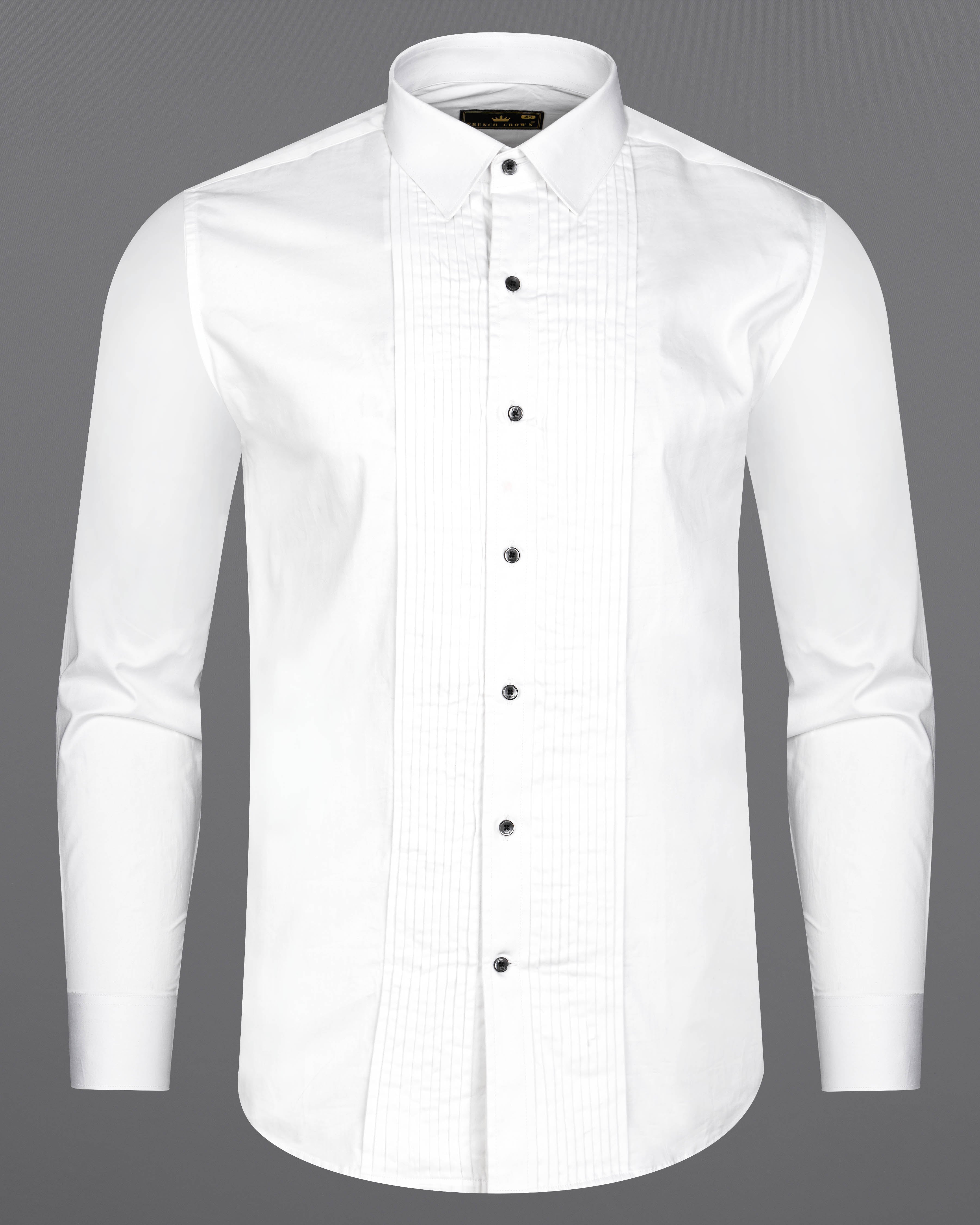 Bright White Snake Pleated Super Soft Premium Cotton Tuxedo Shirt 8878-BLK-TXD-38, 8878-BLK-TXD-H-38,  8878-BLK-TXD-39,  8878-BLK-TXD-H-39,  8878-BLK-TXD-40,  8878-BLK-TXD-H-40,  8878-BLK-TXD-42,  8878-BLK-TXD-H-42,  8878-BLK-TXD-44,  8878-BLK-TXD-H-44,  8878-BLK-TXD-46,  8878-BLK-TXD-H-46,  8878-BLK-TXD-48,  8878-BLK-TXD-H-48,  8878-BLK-TXD-50,  8878-BLK-TXD-H-50,  8878-BLK-TXD-52,  8878-BLK-TXD-H-52