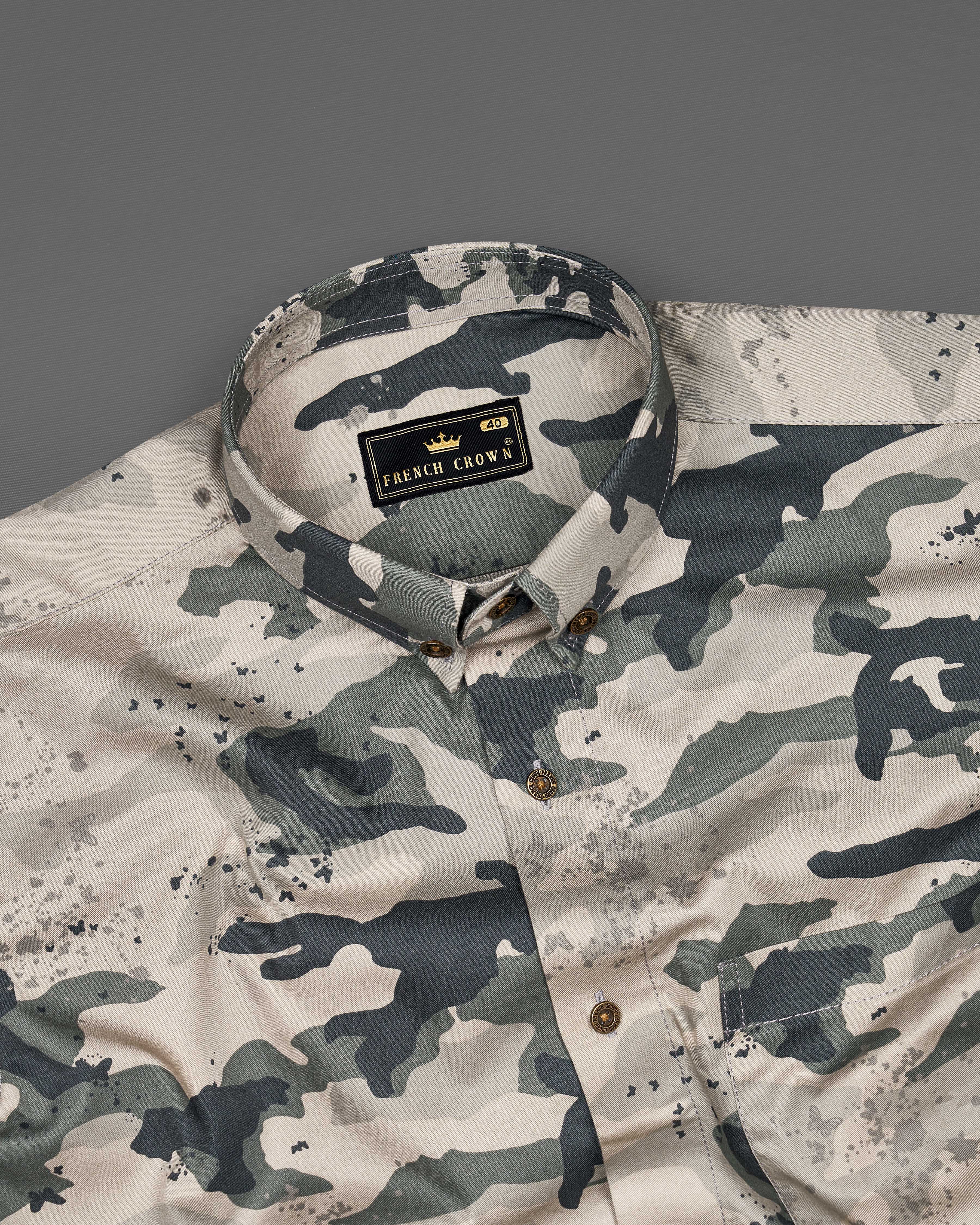 Swirl Brown with Baltic Gray Camouflage Printed Royal Oxford Shirt 8910-BD-MB-38, 8910-BD-MB-H-38,  8910-BD-MB-39,  8910-BD-MB-H-39,  8910-BD-MB-40,  8910-BD-MB-H-40,  8910-BD-MB-42,  8910-BD-MB-H-42,  8910-BD-MB-44,  8910-BD-MB-H-44,  8910-BD-MB-46,  8910-BD-MB-H-46,  8910-BD-MB-48,  8910-BD-MB-H-48,  8910-BD-MB-50,  8910-BD-MB-H-50,  8910-BD-MB-52,  8910-BD-MB-H-52