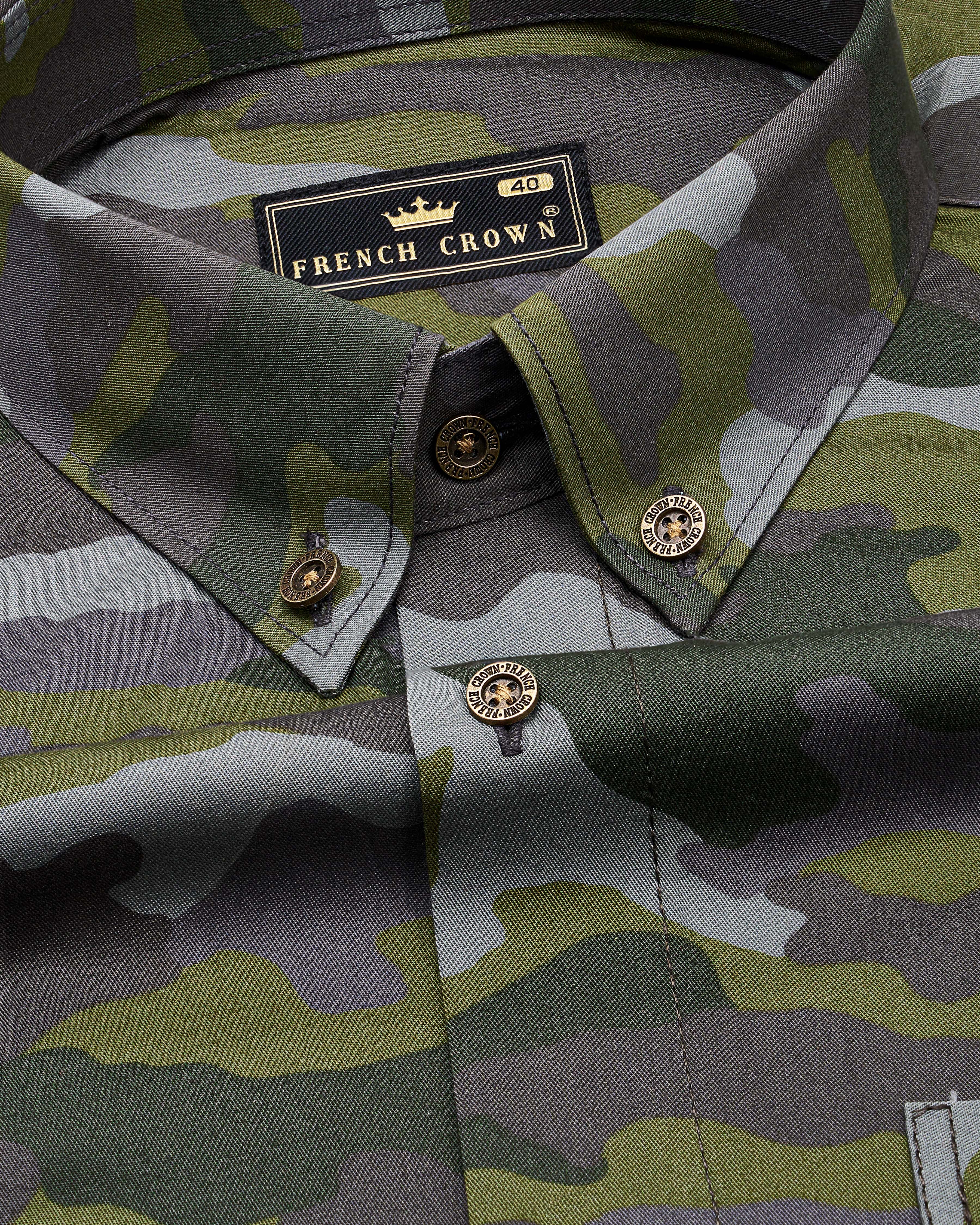 Gravel Gray with Hemlock Green Camouflage Printed Royal Oxford Shirt 8921-BD-MB-38, 8921-BD-MB-H-38,  8921-BD-MB-39,  8921-BD-MB-H-39,  8921-BD-MB-40,  8921-BD-MB-H-40,  8921-BD-MB-42,  8921-BD-MB-H-42,  8921-BD-MB-44,  8921-BD-MB-H-44,  8921-BD-MB-46,  8921-BD-MB-H-46,  8921-BD-MB-48,  8921-BD-MB-H-48,  8921-BD-MB-50,  8921-BD-MB-H-50,  8921-BD-MB-52,  8921-BD-MB-H-52