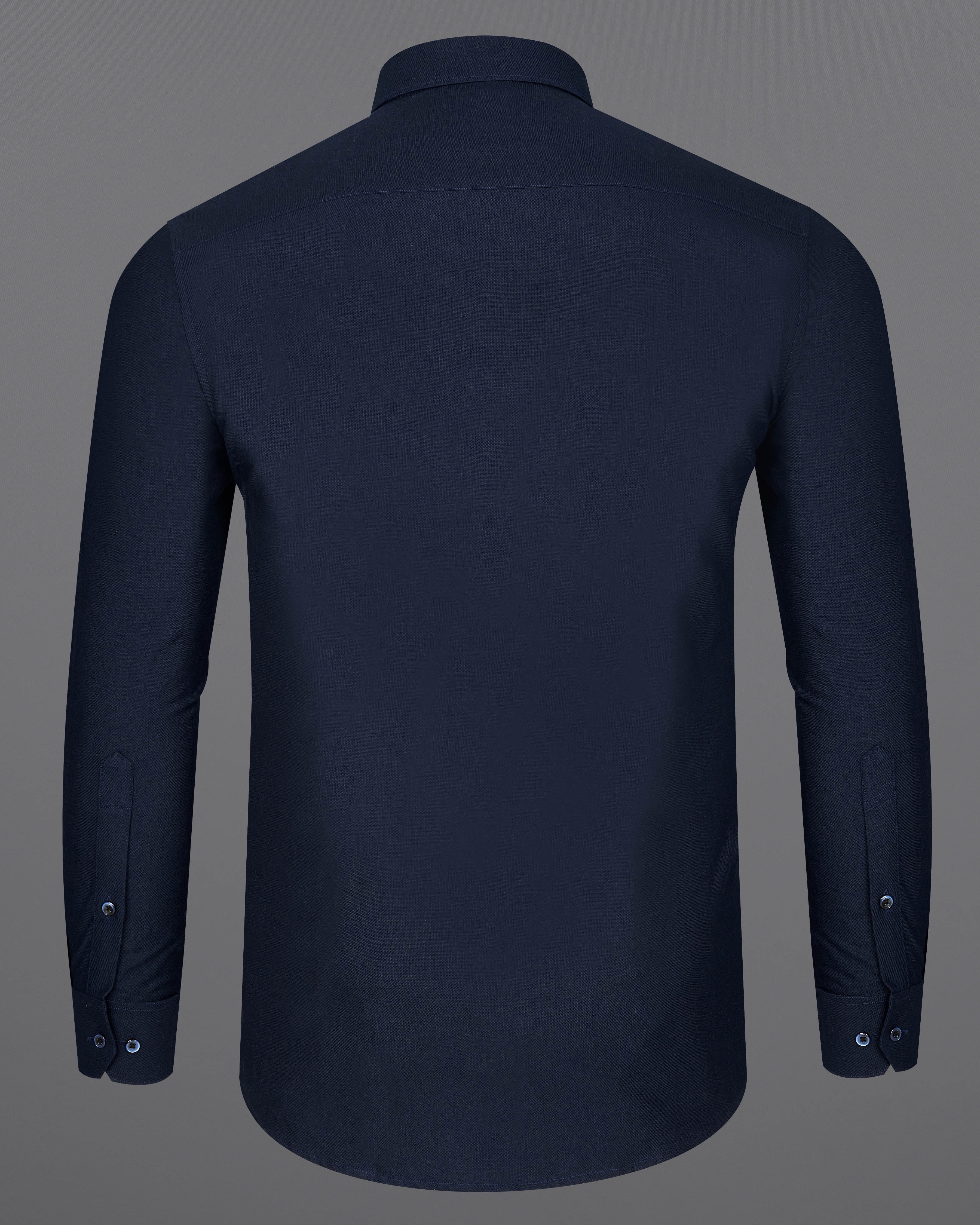 Mirage Navy Blue Royal Oxford Shirt