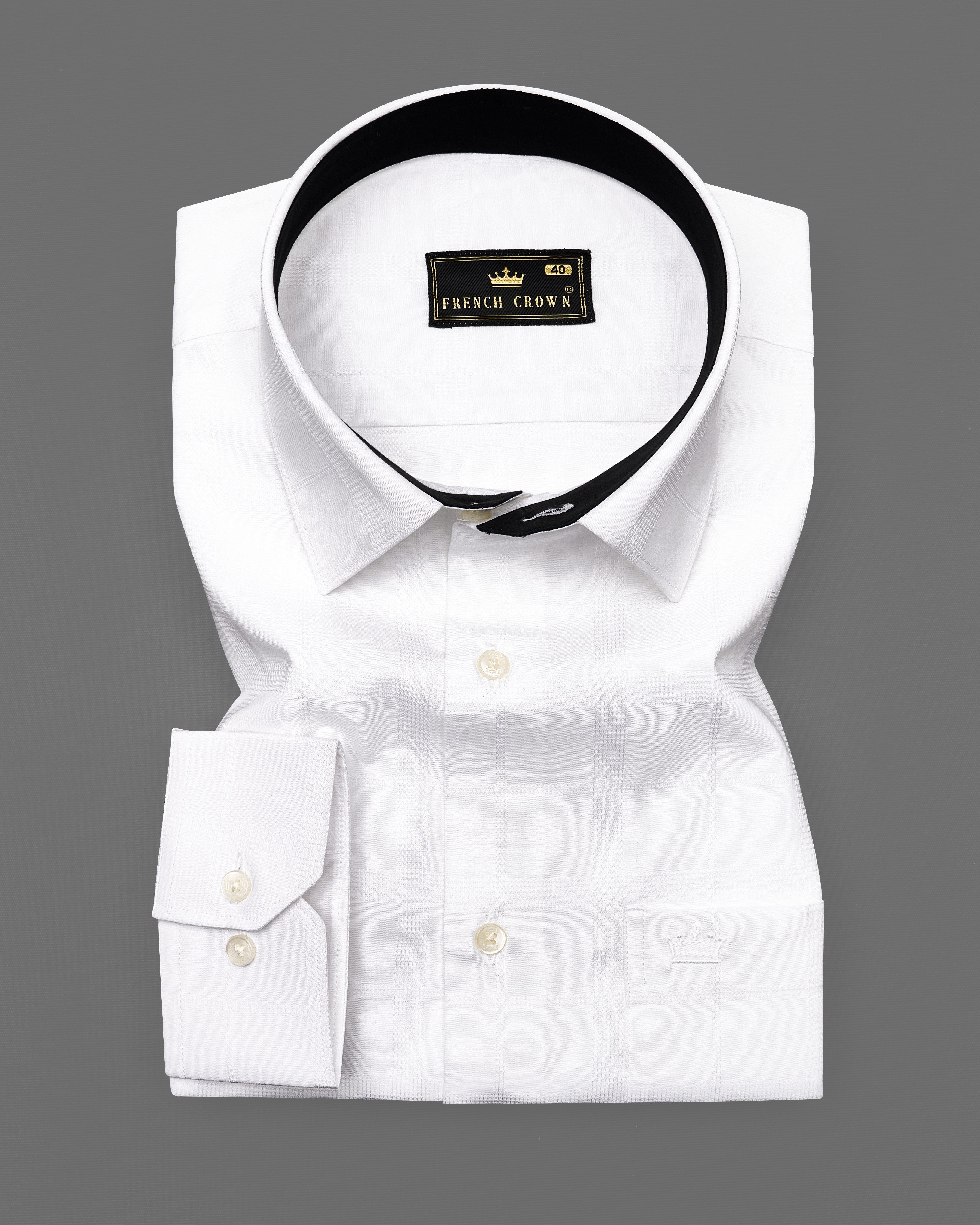 Bright White Dobby Textured Premium Giza Cotton Shirt 8987-CP-38, 8987-CP-H-38, 8987-CP-39, 8987-CP-H-39, 8987-CP-40, 8987-CP-H-40, 8987-CP-42, 8987-CP-H-42, 8987-CP-44, 8987-CP-H-44, 8987-CP-46, 8987-CP-H-46, 8987-CP-48, 8987-CP-H-48, 8987-CP-50, 8987-CP-H-50, 8987-CP-52, 8987-CP-H-52