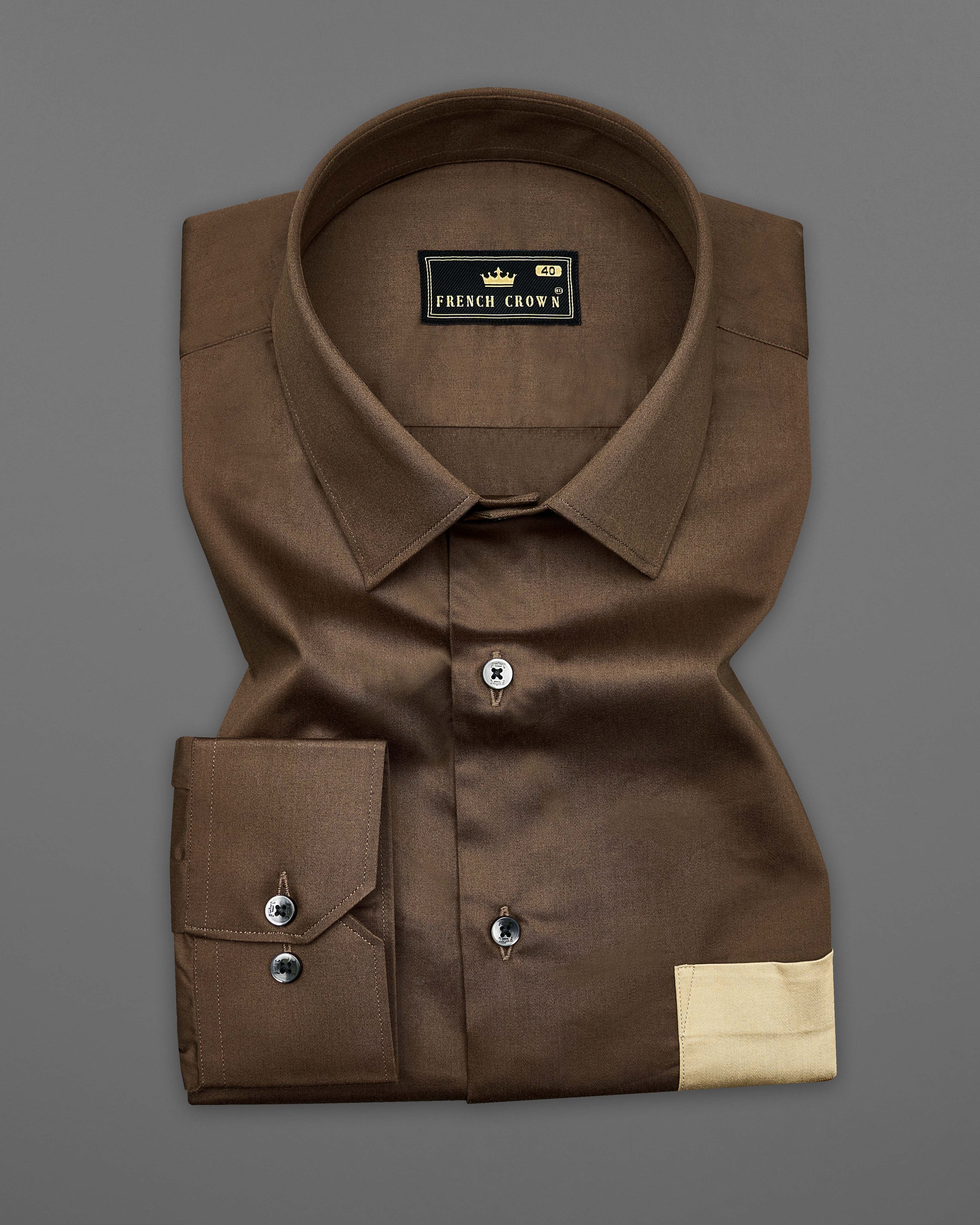 Millbrook Brown with Patch Subtle Sheen Pocket and Bicycle Super Soft Premium Cotton Shirt 9020-BLK-E033-38, 9020-BLK-E033-H-38, 9020-BLK-E033-39, 9020-BLK-E033-H-39, 9020-BLK-E033-40, 9020-BLK-E033-H-40, 9020-BLK-E033-42, 9020-BLK-E033-H-42, 9020-BLK-E033-44, 9020-BLK-E033-H-44, 9020-BLK-E033-46, 9020-BLK-E033-H-46, 9020-BLK-E033-48, 9020-BLK-E033-H-48, 9020-BLK-E033-50, 9020-BLK-E033-H-50, 9020-BLK-E033-52, 9020-BLK-E033-H-52