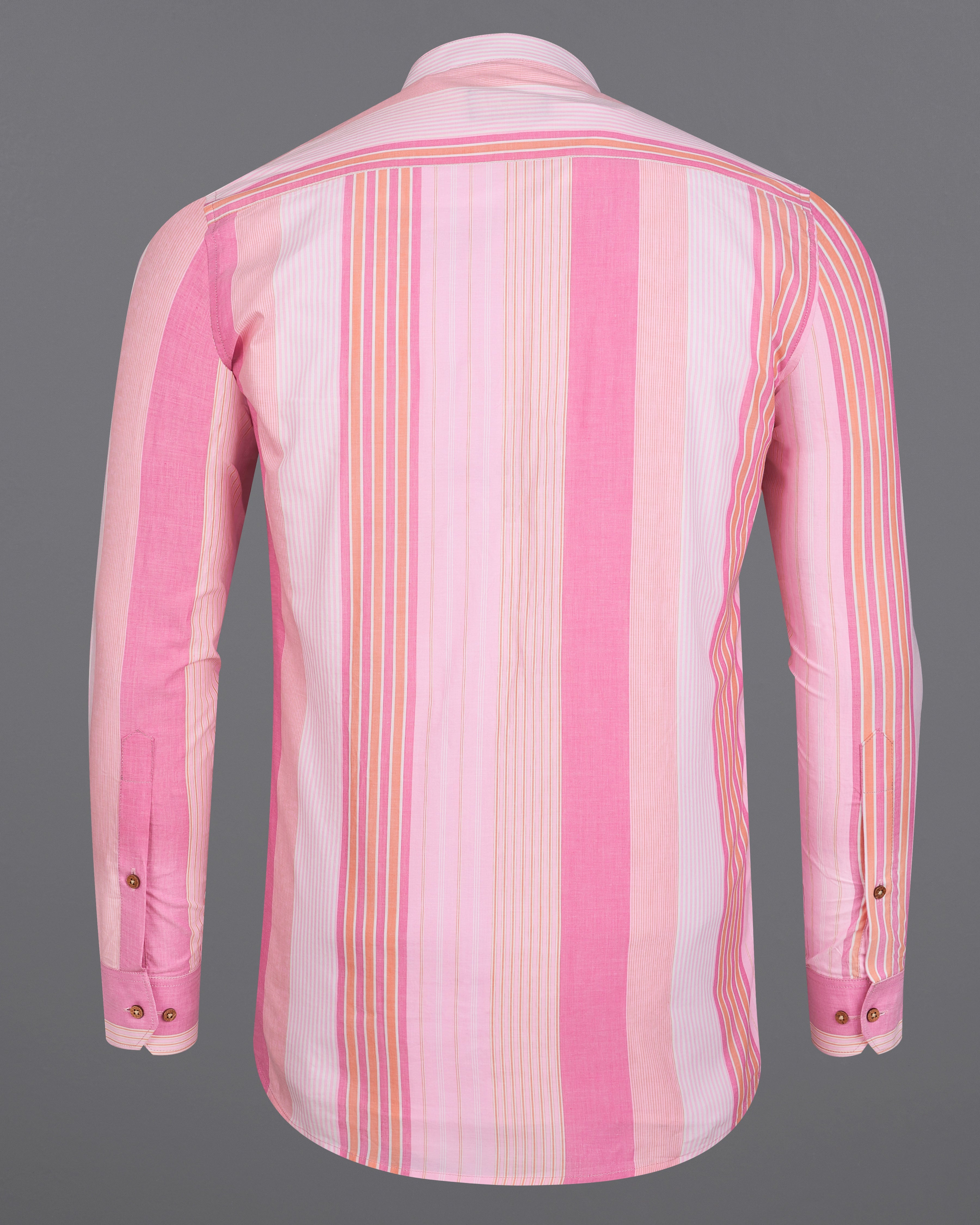 Carissma and Classic Pink Striped Premium Cotton Kurta Shirt 9056-KS-38, 9056-KS-H-38, 9056-KS-39, 9056-KS-H-39, 9056-KS-40, 9056-KS-H-40, 9056-KS-42, 9056-KS-H-42, 9056-KS-44, 9056-KS-H-44, 9056-KS-46, 9056-KS-H-46, 9056-KS-48, 9056-KS-H-48, 9056-KS-50, 9056-KS-H-50, 9056-KS-52, 9056-KS-H-52