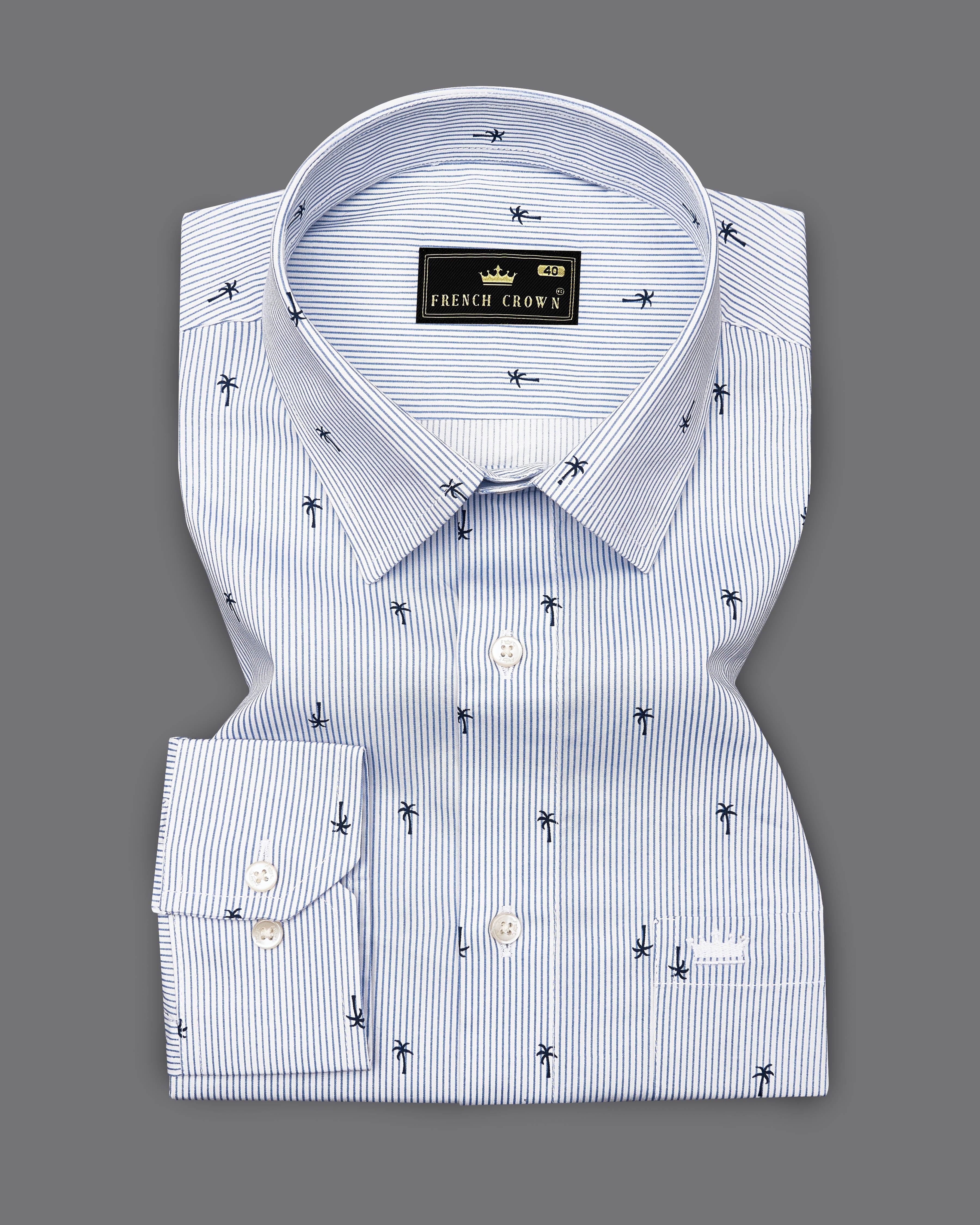 Pastel Blue with White Striped and Printed Premium Cotton Shirt 9063-38, 9063-H-38, 9063-39, 9063-H-39, 9063-40, 9063-H-40, 9063-42, 9063-H-42, 9063-44, 9063-H-44, 9063-46, 9063-H-46, 9063-48, 9063-H-48, 9063-50, 9063-H-50, 9063-52, 9063-H-52