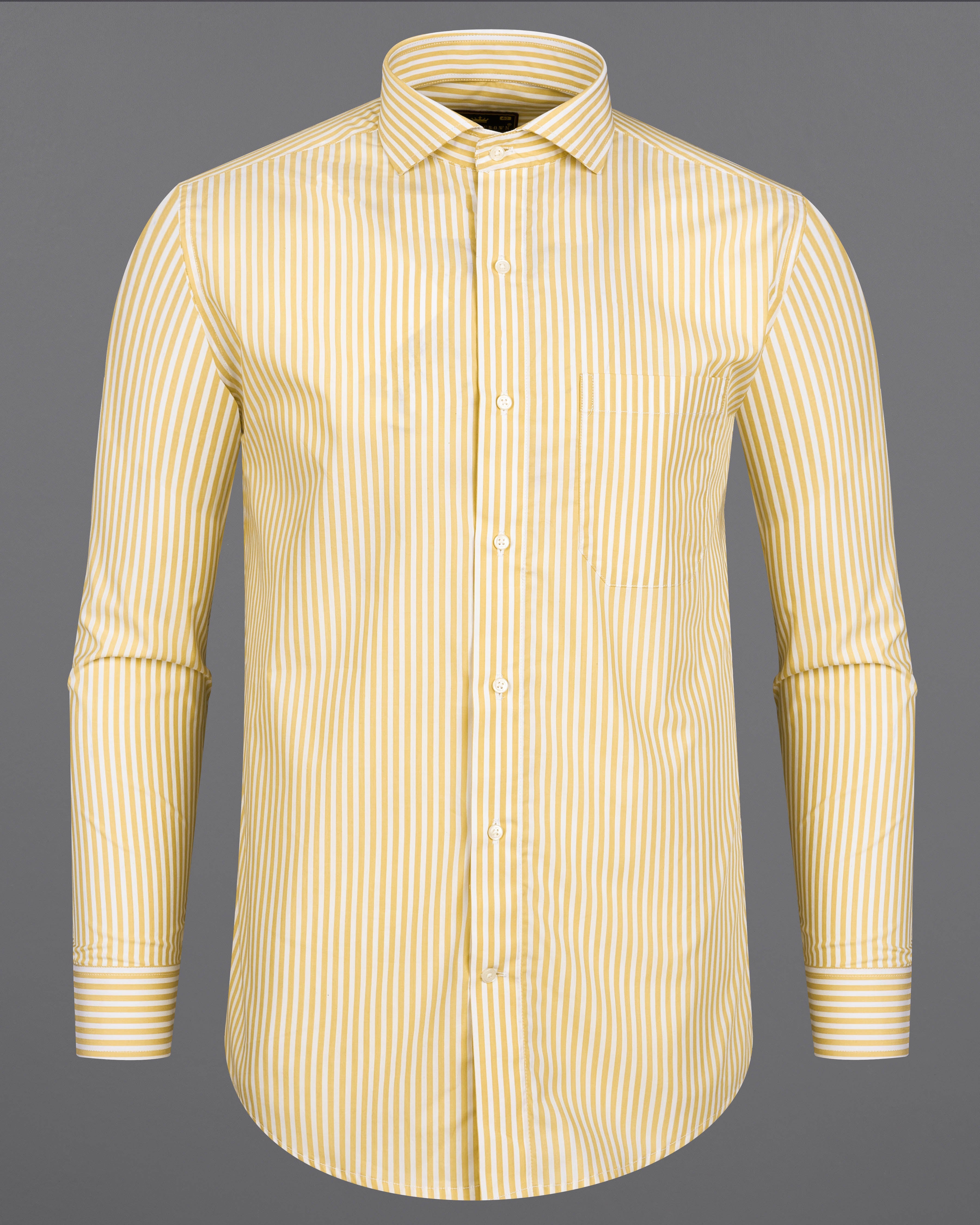 Apache Yellow and White Striped Premium Cotton Shirt 9075-CA-38, 9075-CA-H-38, 9075-CA-39, 9075-CA-H-39, 9075-CA-40, 9075-CA-H-40, 9075-CA-42, 9075-CA-H-42, 9075-CA-44, 9075-CA-H-44, 9075-CA-46, 9075-CA-H-46, 9075-CA-48, 9075-CA-H-48, 9075-CA-50, 9075-CA-H-50, 9075-CA-52, 9075-CA-H-52